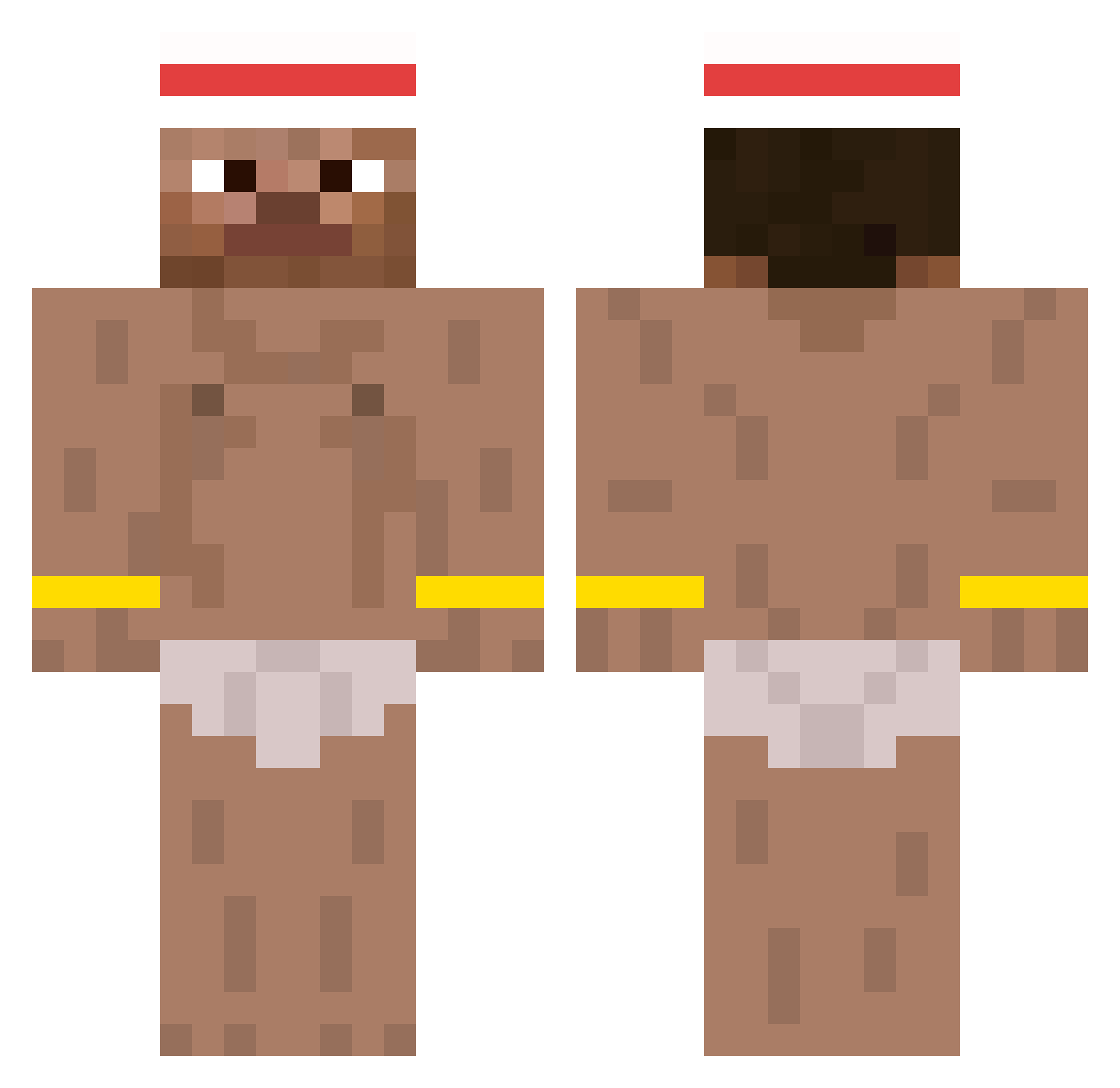 lucasfbpa_ Minecraft skin, front and back view