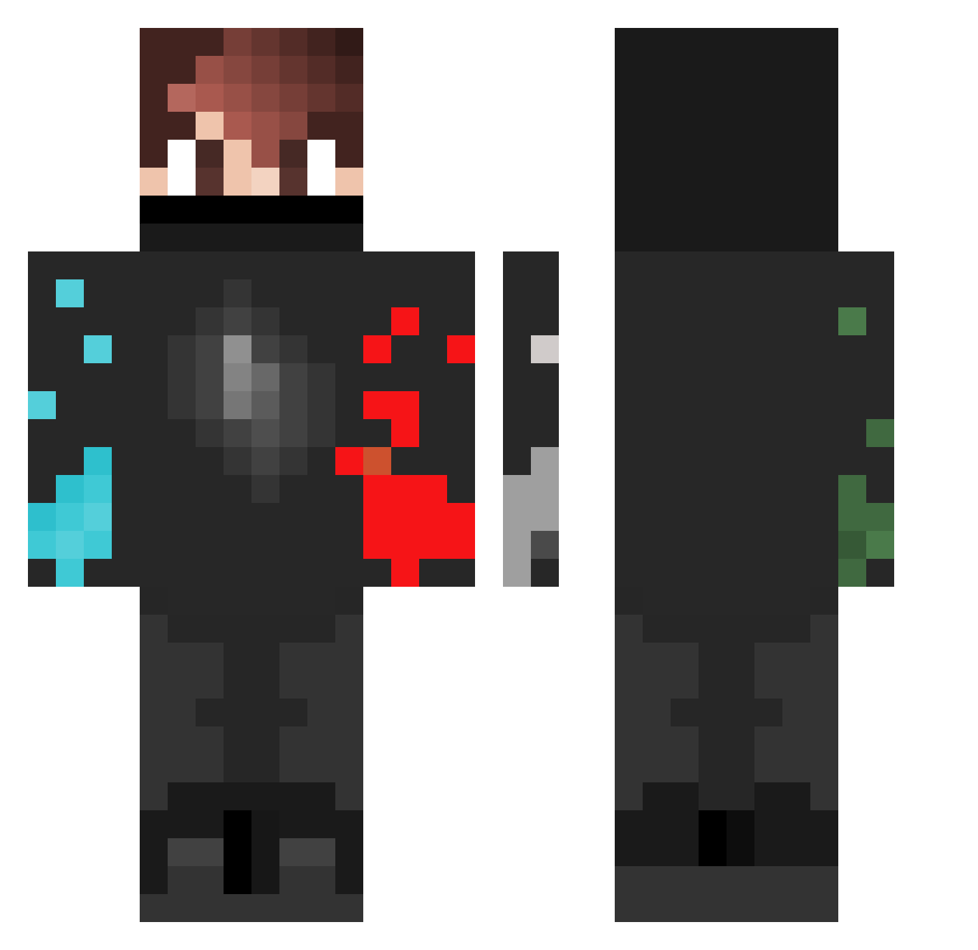 holabackatchaboi Minecraft skin, front and back view
