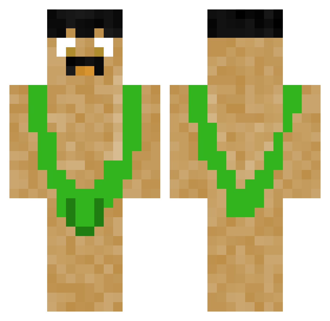 Aladinas_ Minecraft skin, front and back view