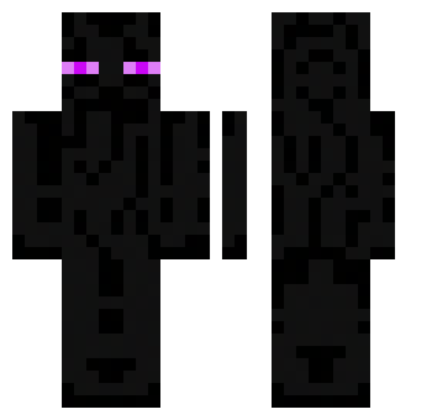 agony_tag Minecraft skin, front and back view