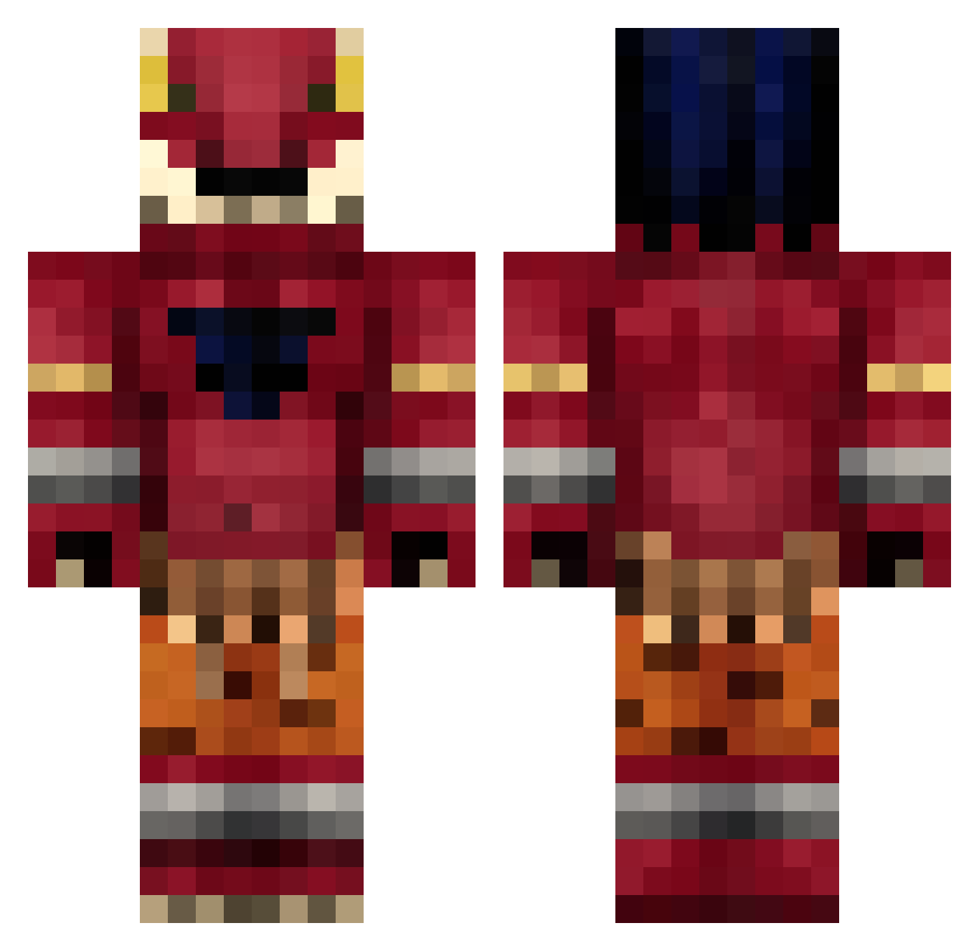 sage151999 Minecraft skin, front and back view