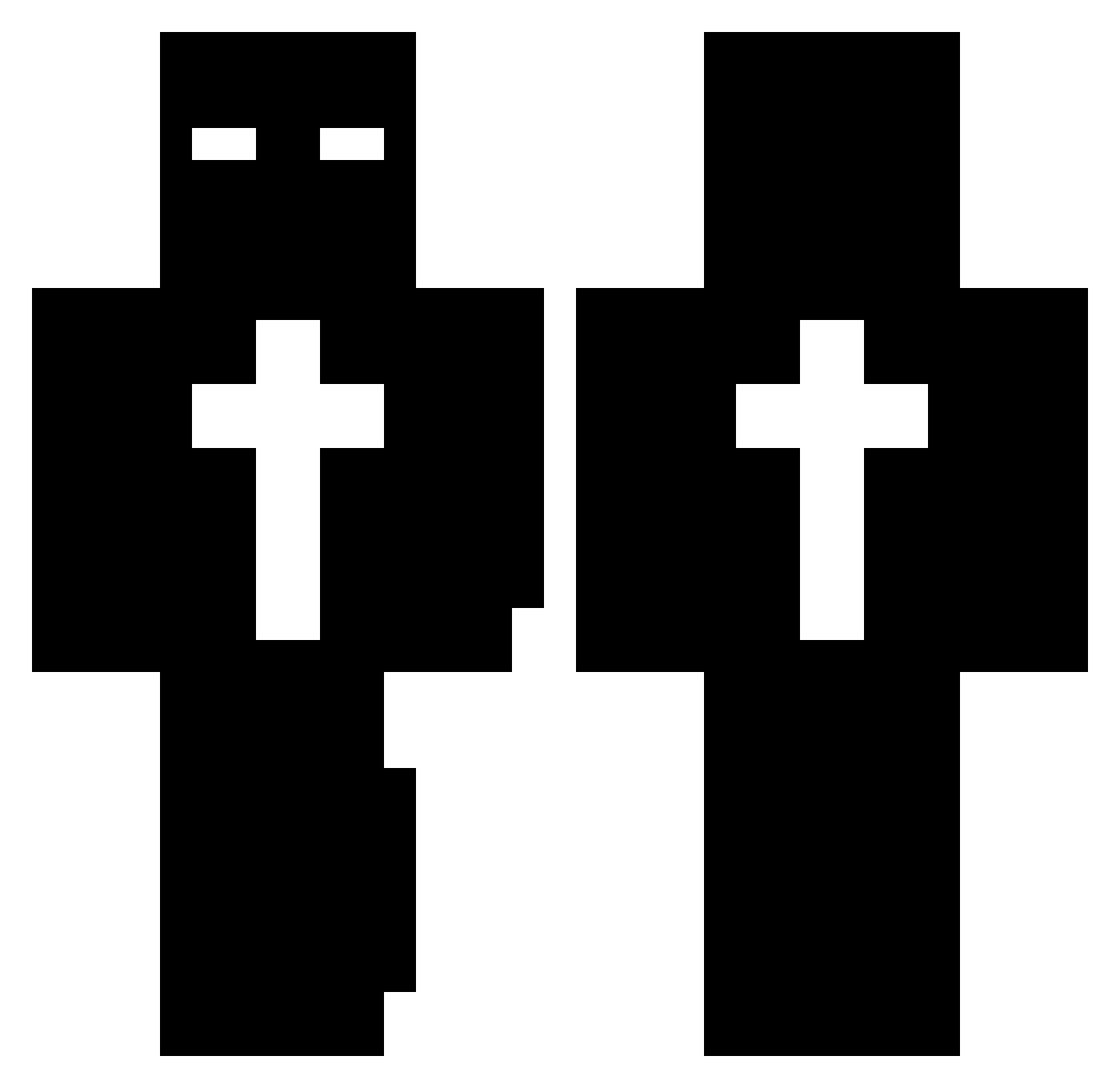 nox98723872 Minecraft skin, front and back view