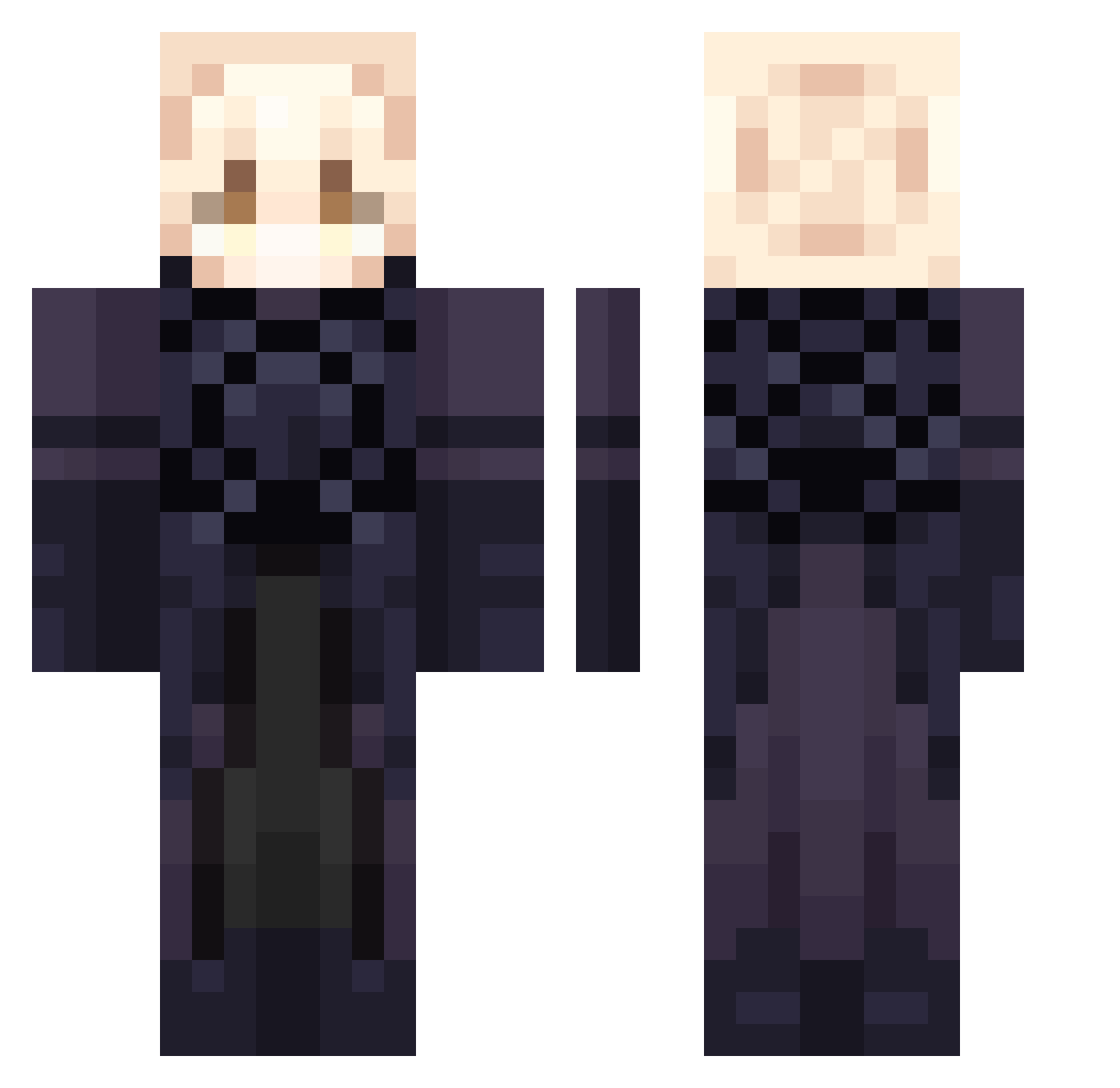stellsor_ Minecraft skin, front and back view