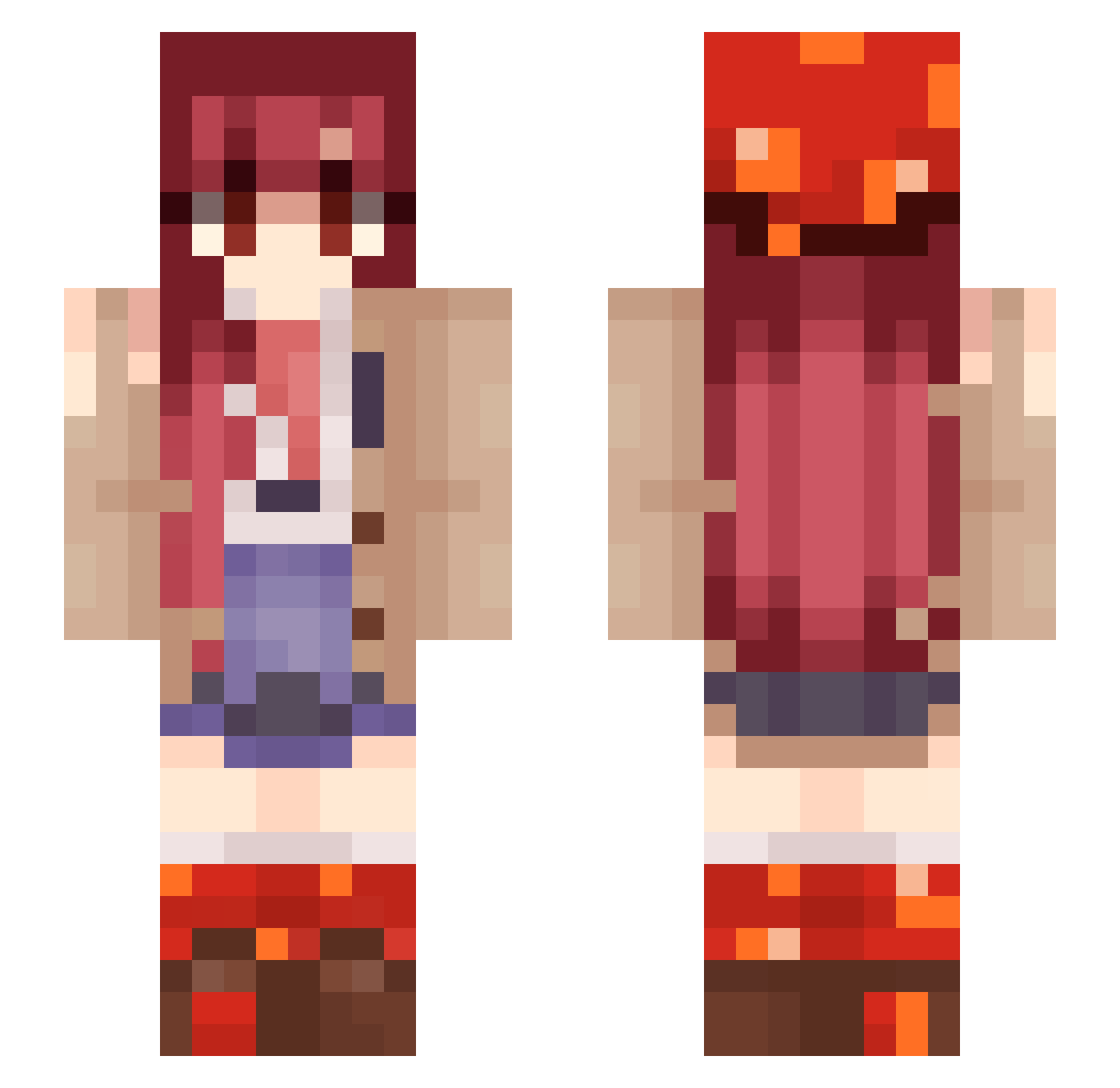 Mad_Die__ Minecraft skin, front and back view