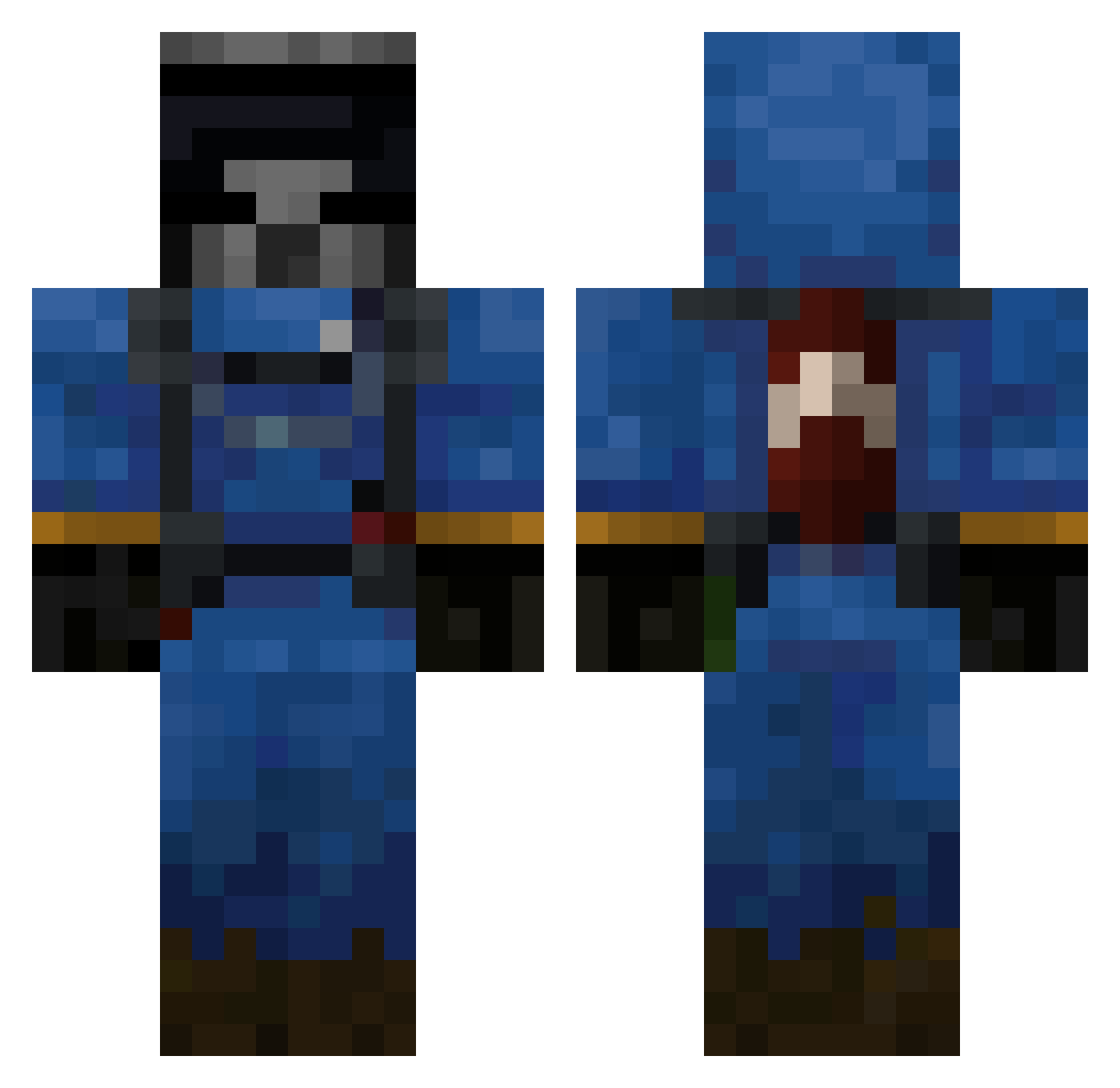 raulgnzlezzz Minecraft skin, front and back view