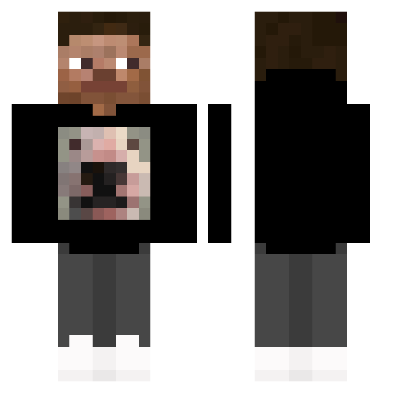 the_blade65 Minecraft skin, front and back view