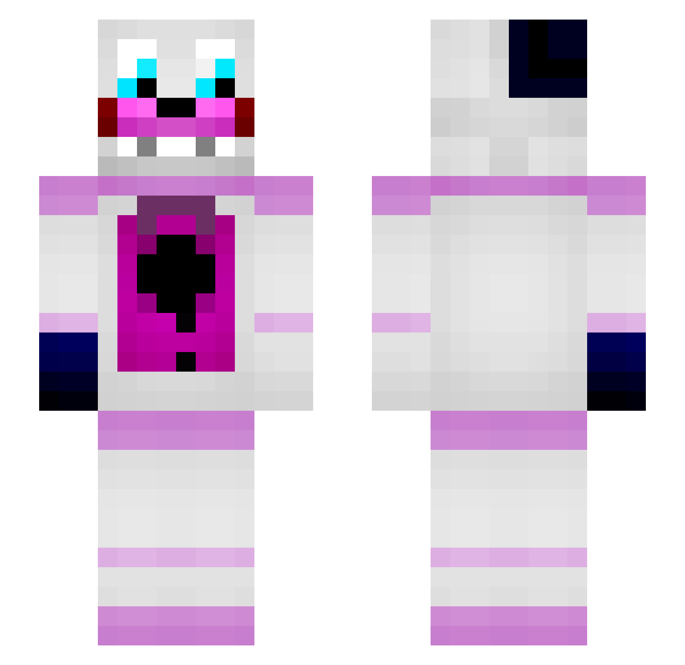 JosephAngelo Minecraft skin, front and back view