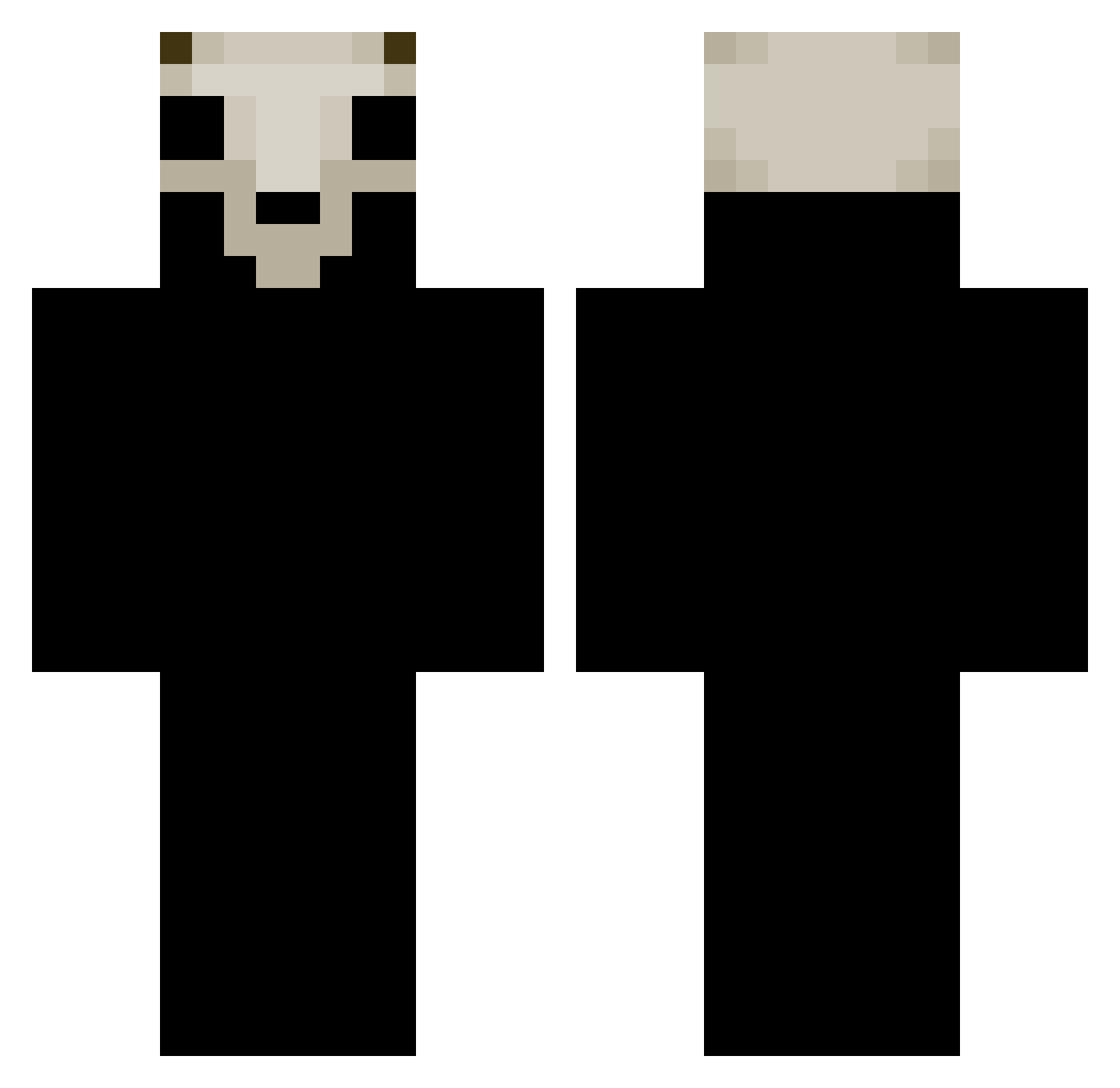 MartinGales Minecraft skin, front and back view