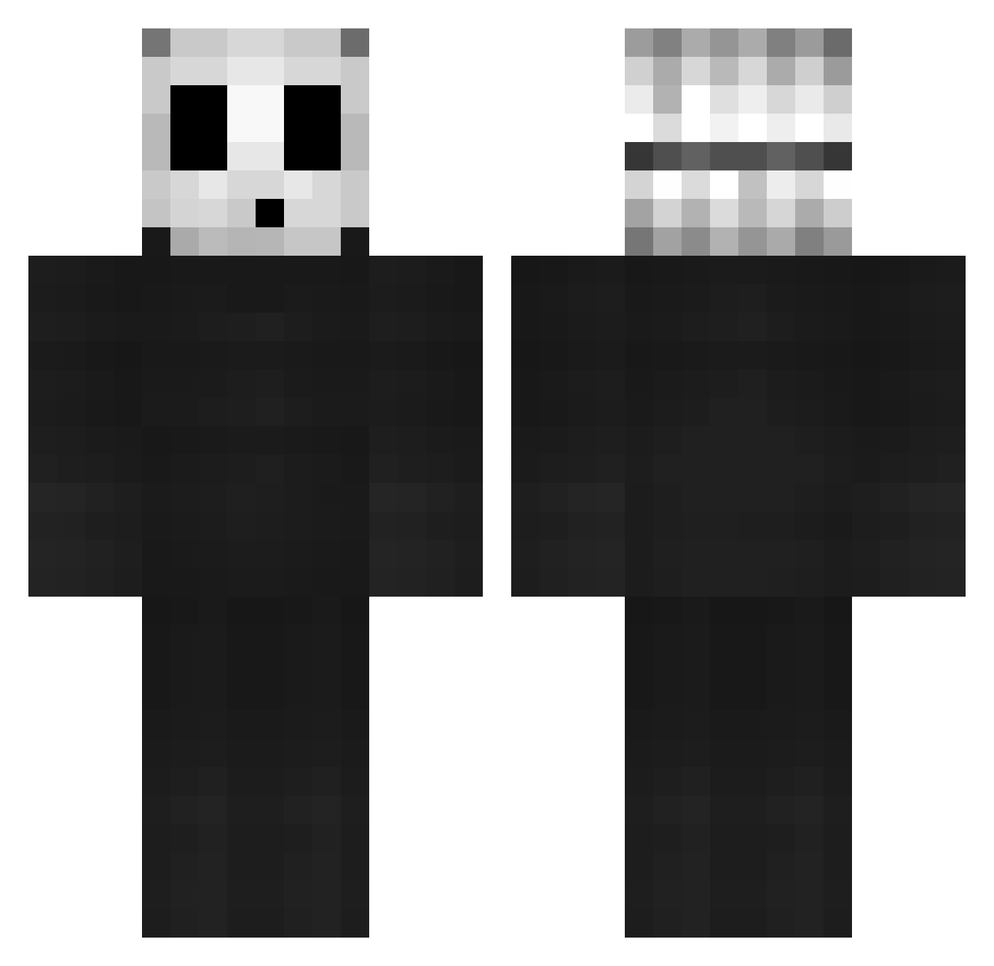Sayoo_o Minecraft skin, front and back view