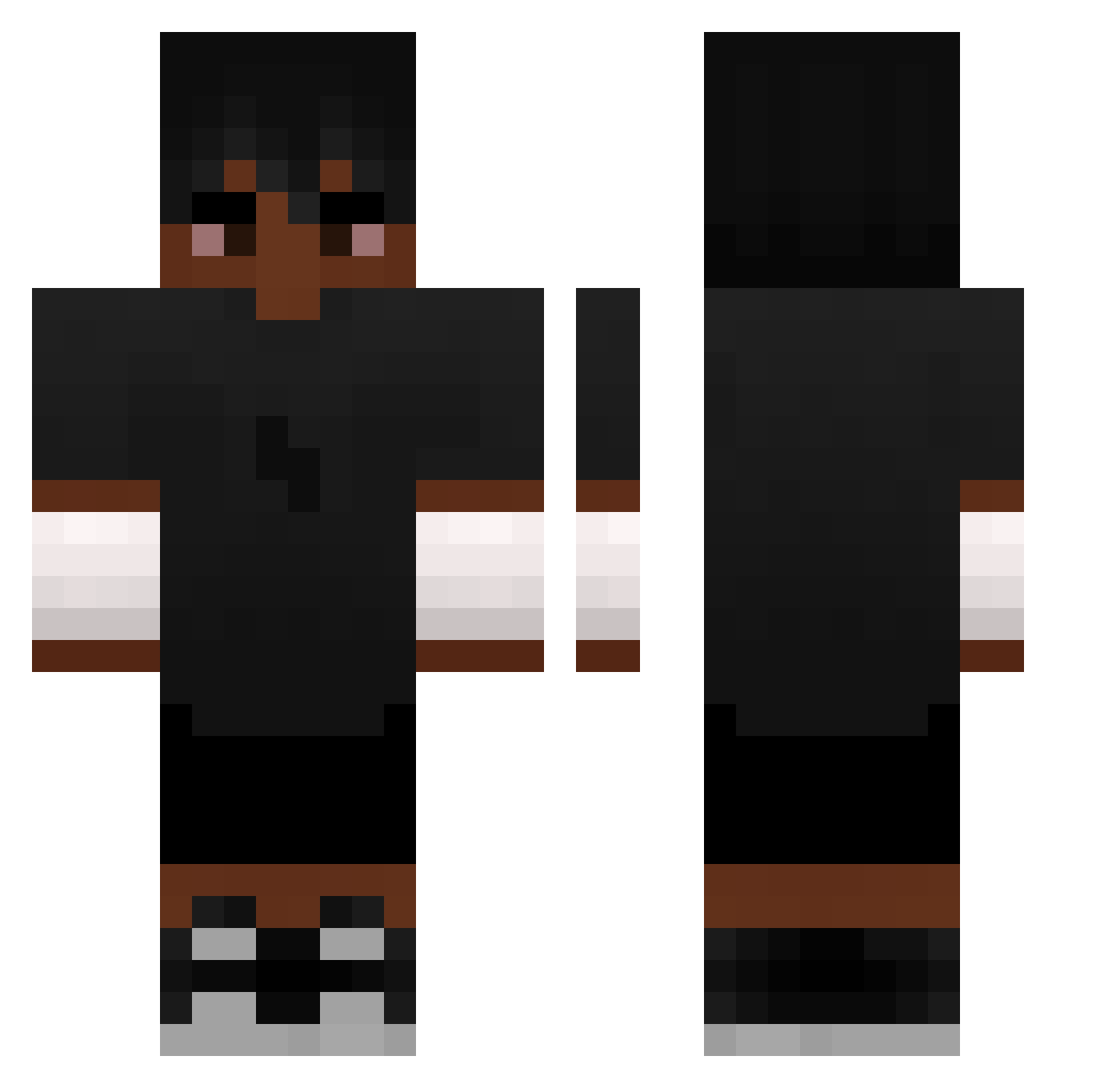talor1701 Minecraft skin, front and back view