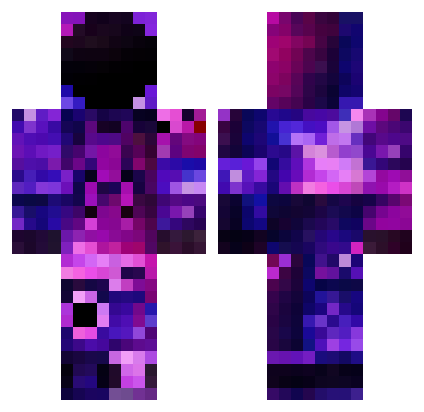 RESPEKTKENDAMA12 Minecraft skin, front and back view