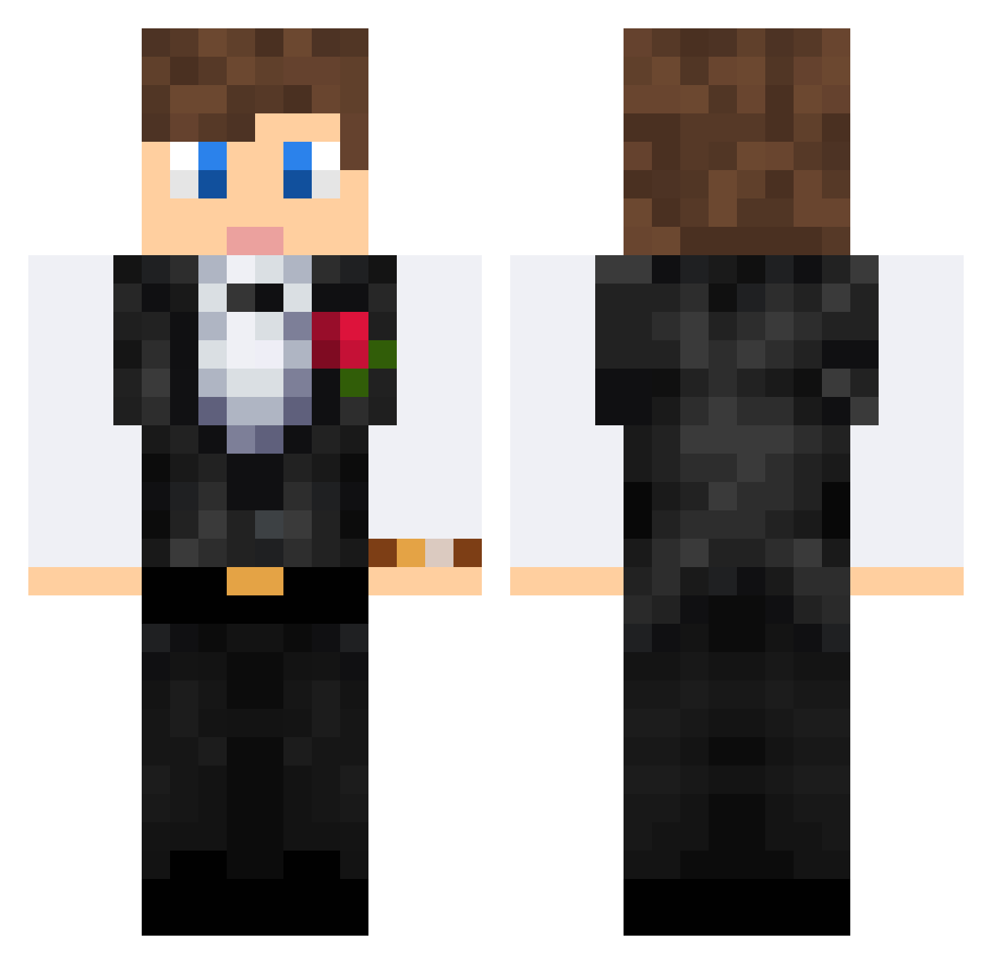 Baraneq__ Minecraft skin, front and back view