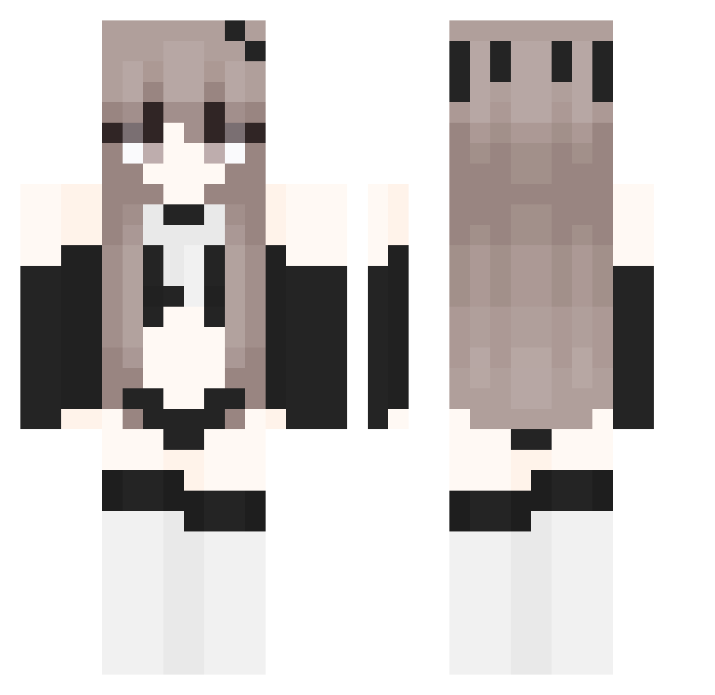 Den_Kennste Minecraft skin, front and back view