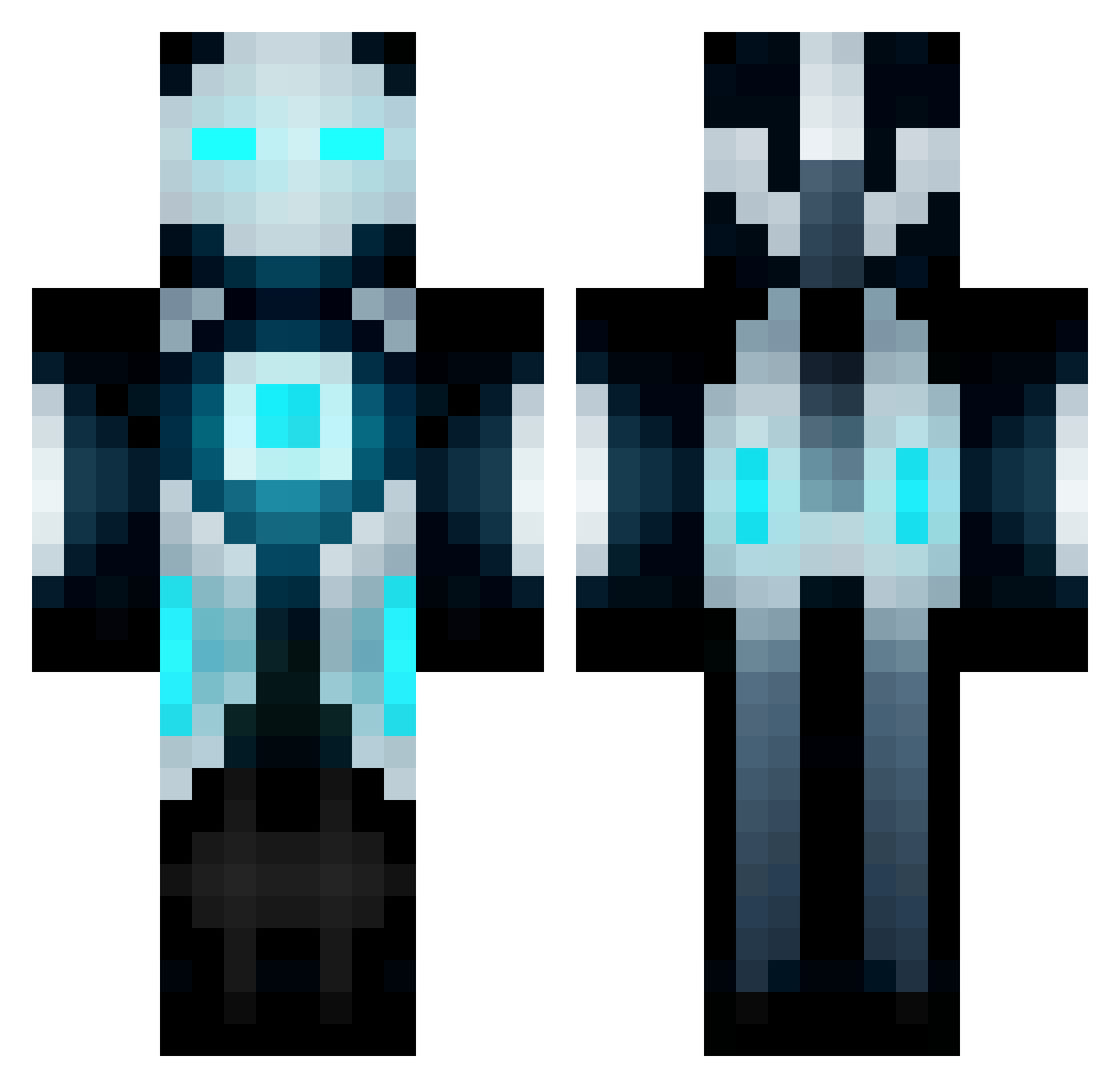 LuchoRP_ Minecraft skin, front and back view