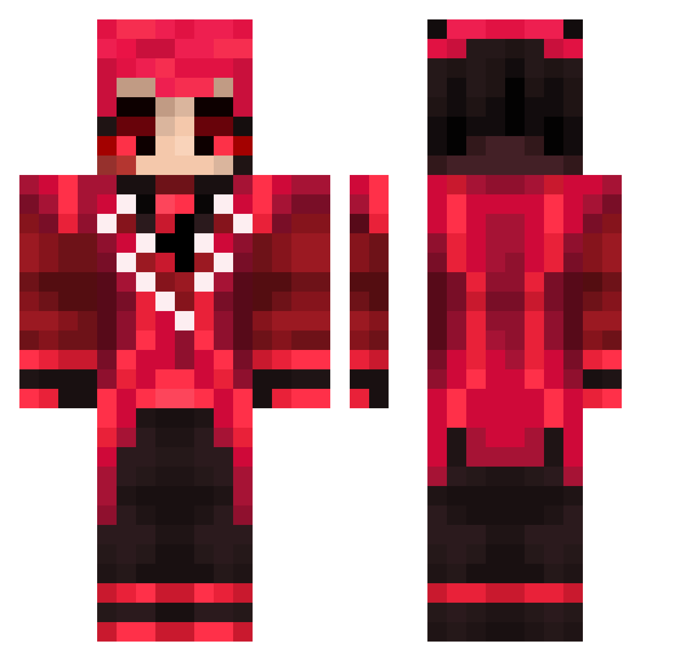 Andrei12344321 Minecraft skin, front and back view