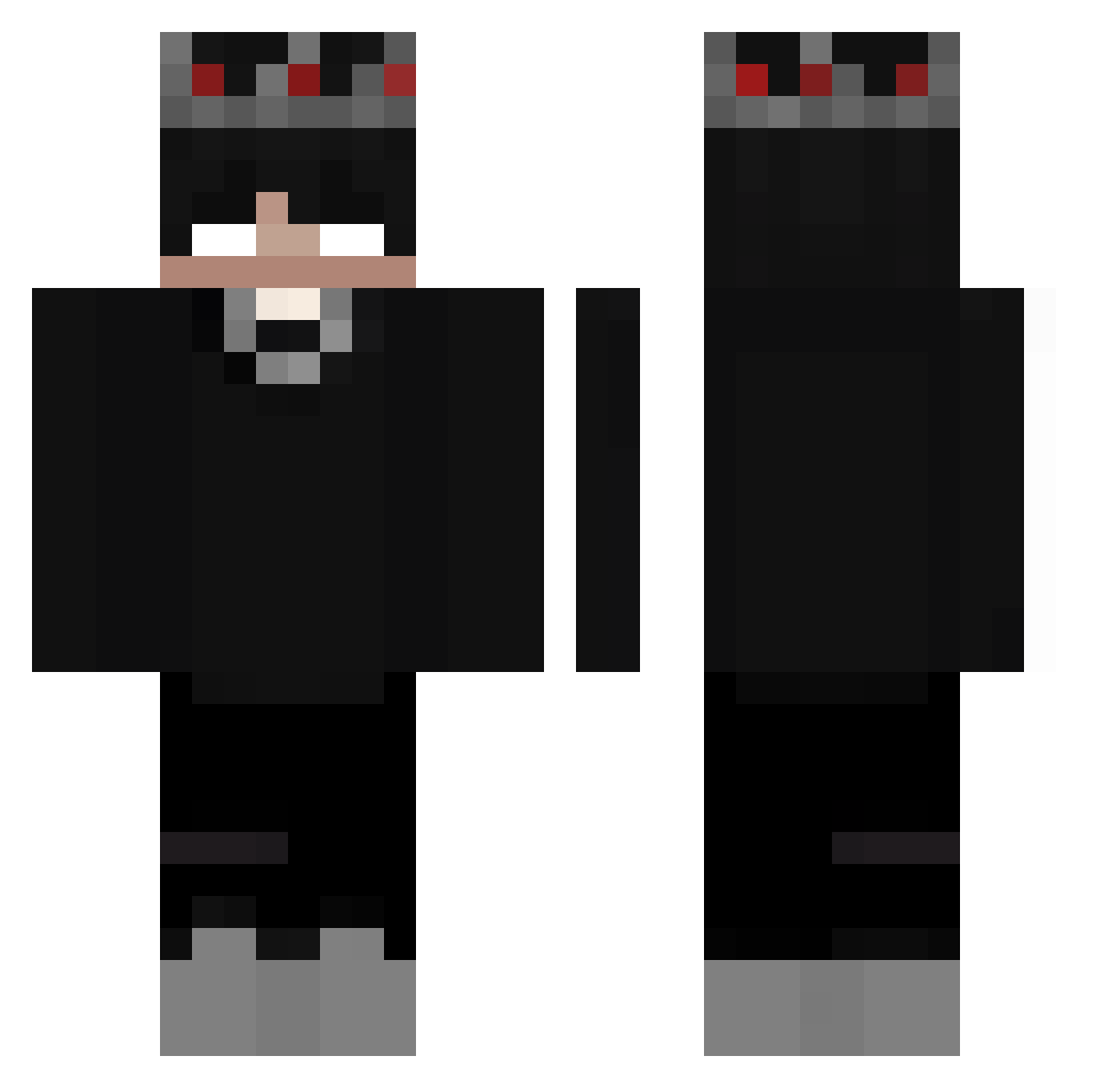 lol3r_11 Minecraft skin, front and back view