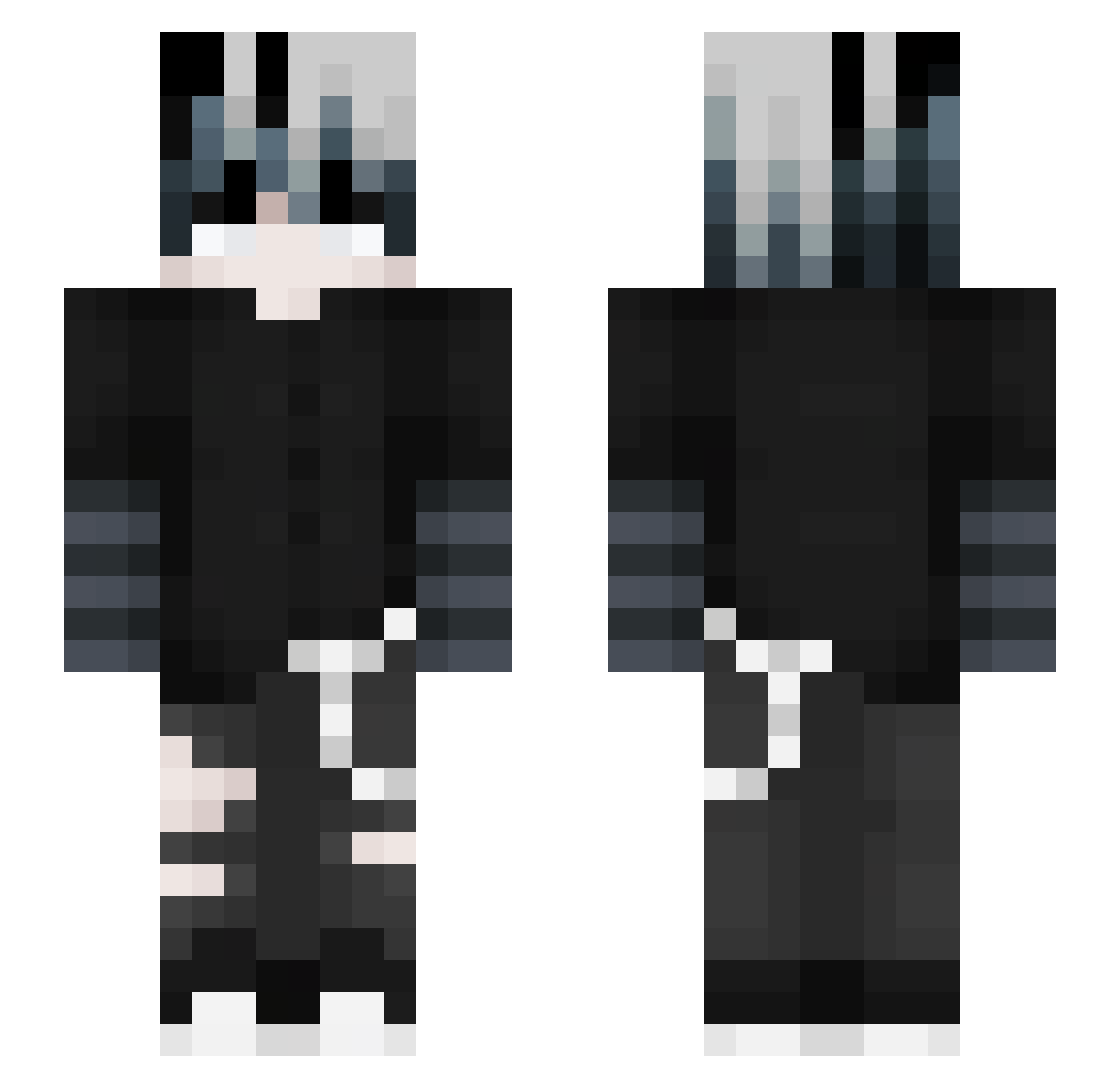 elmasba212 Minecraft skin, front and back view