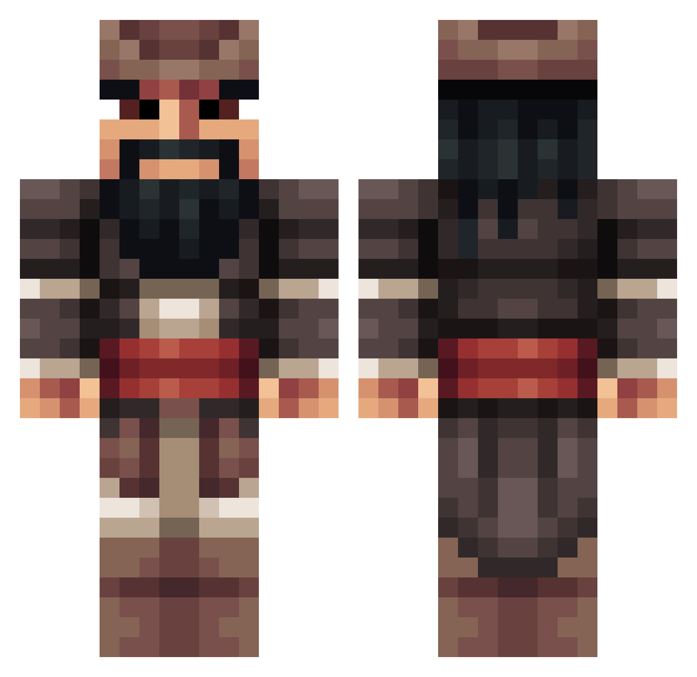 _scargrey_ Minecraft skin, front and back view