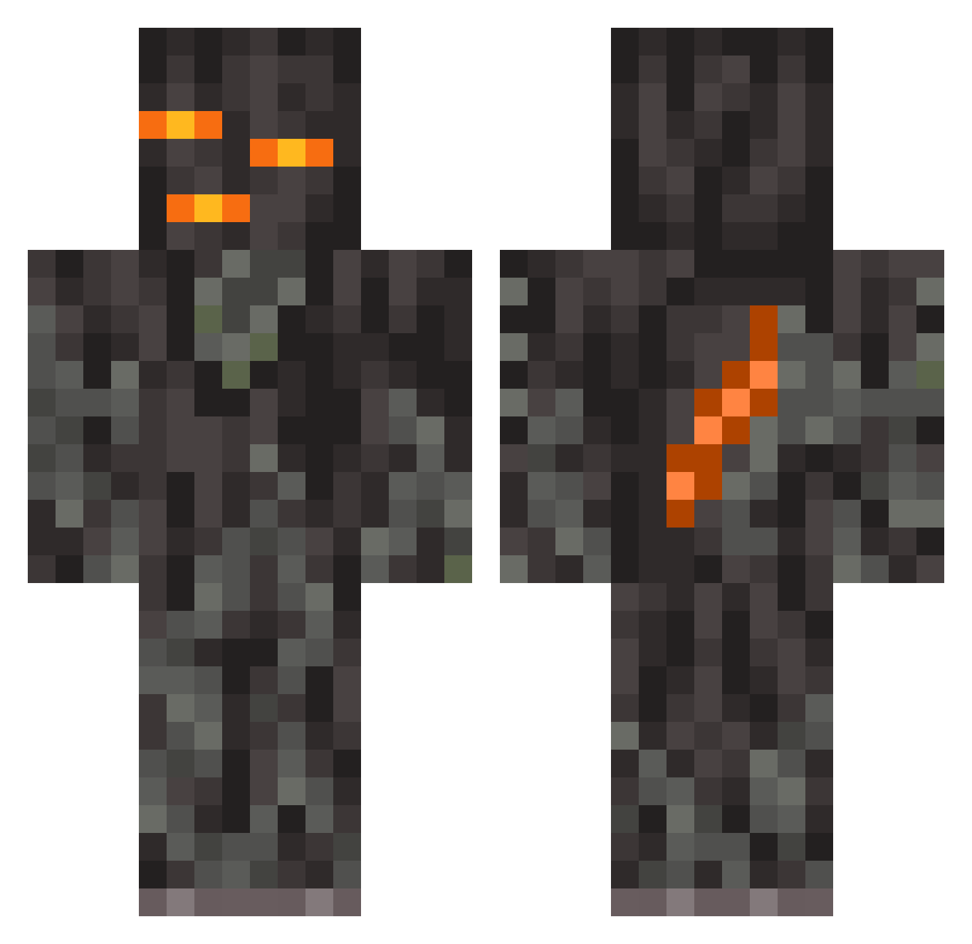JockerPoshalko Minecraft skin, front and back view
