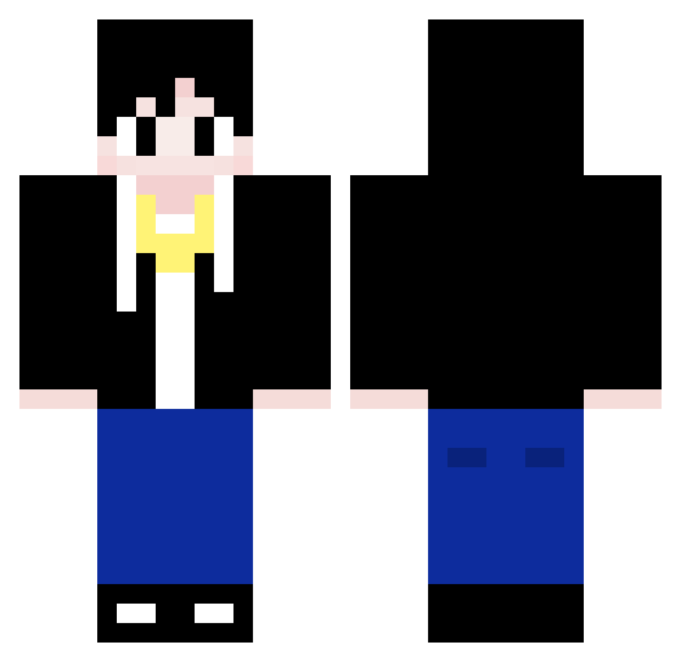 tiger8099 Minecraft skin, front and back view