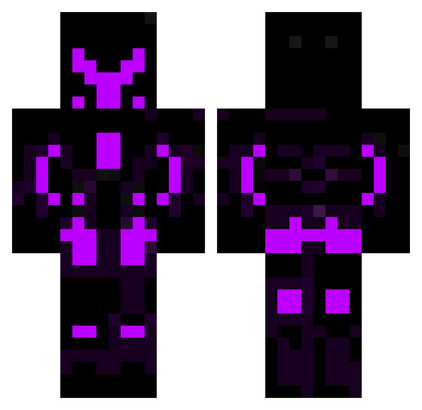 ugo635 Minecraft skin, front and back view