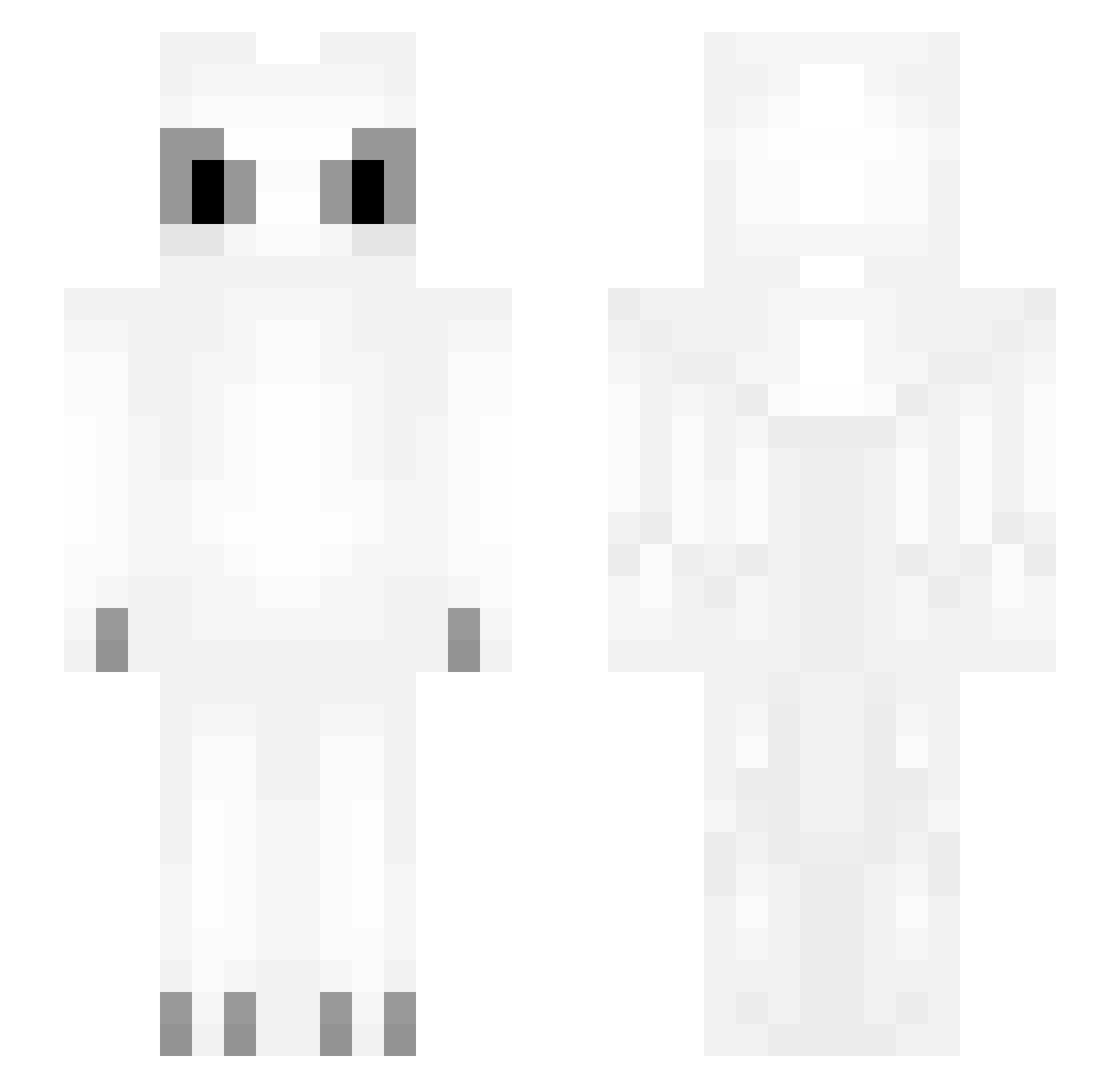 mephisouu Minecraft skin, front and back view