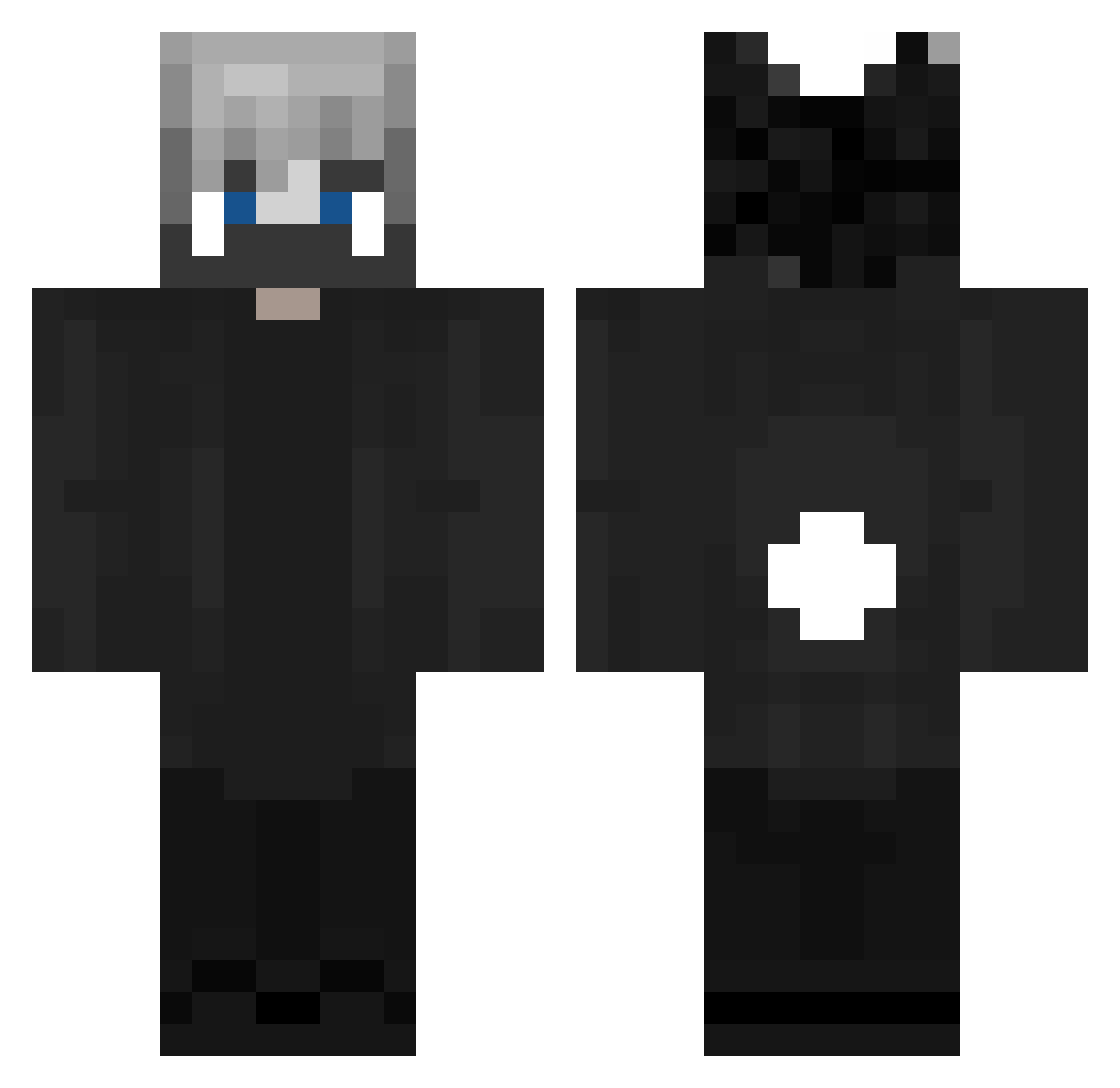 ToLameyt Minecraft skin, front and back view