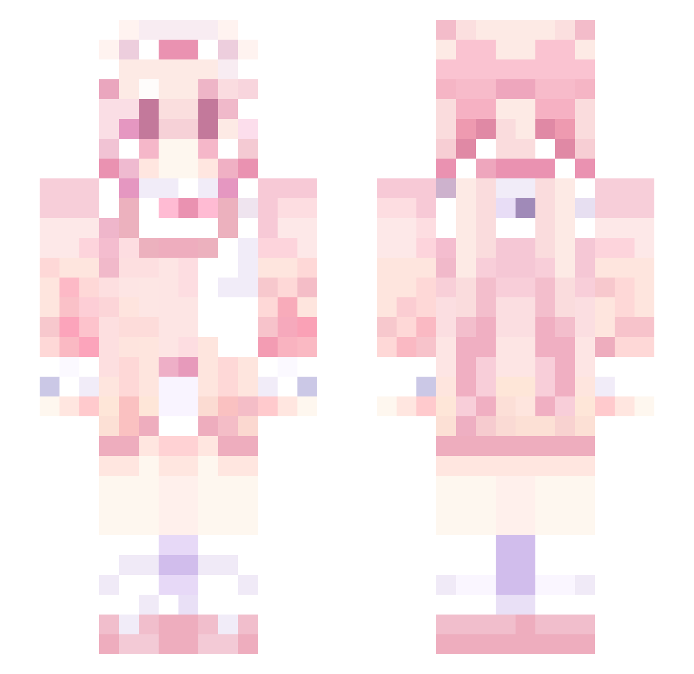 xuanxuan_l Minecraft skin, front and back view