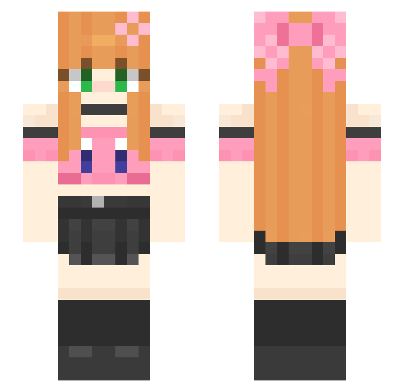 Carpe_Diem___ Minecraft skin, front and back view