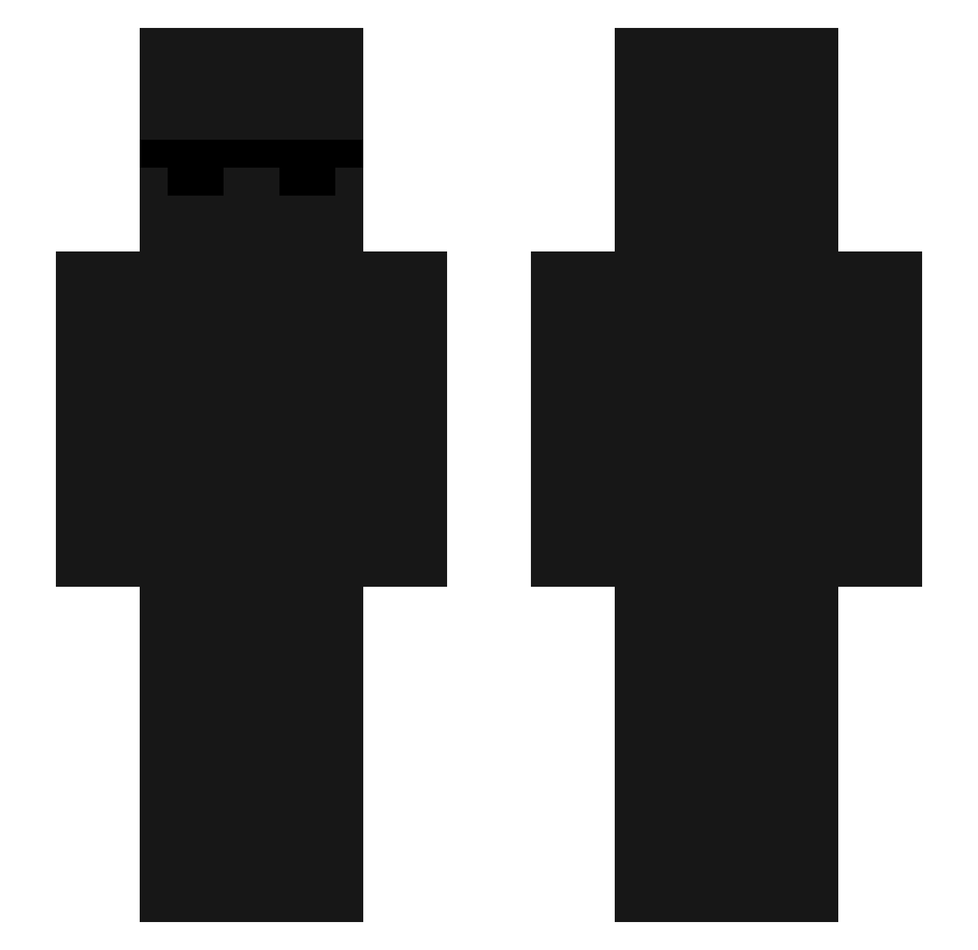 Sunny_Ning Minecraft skin, front and back view