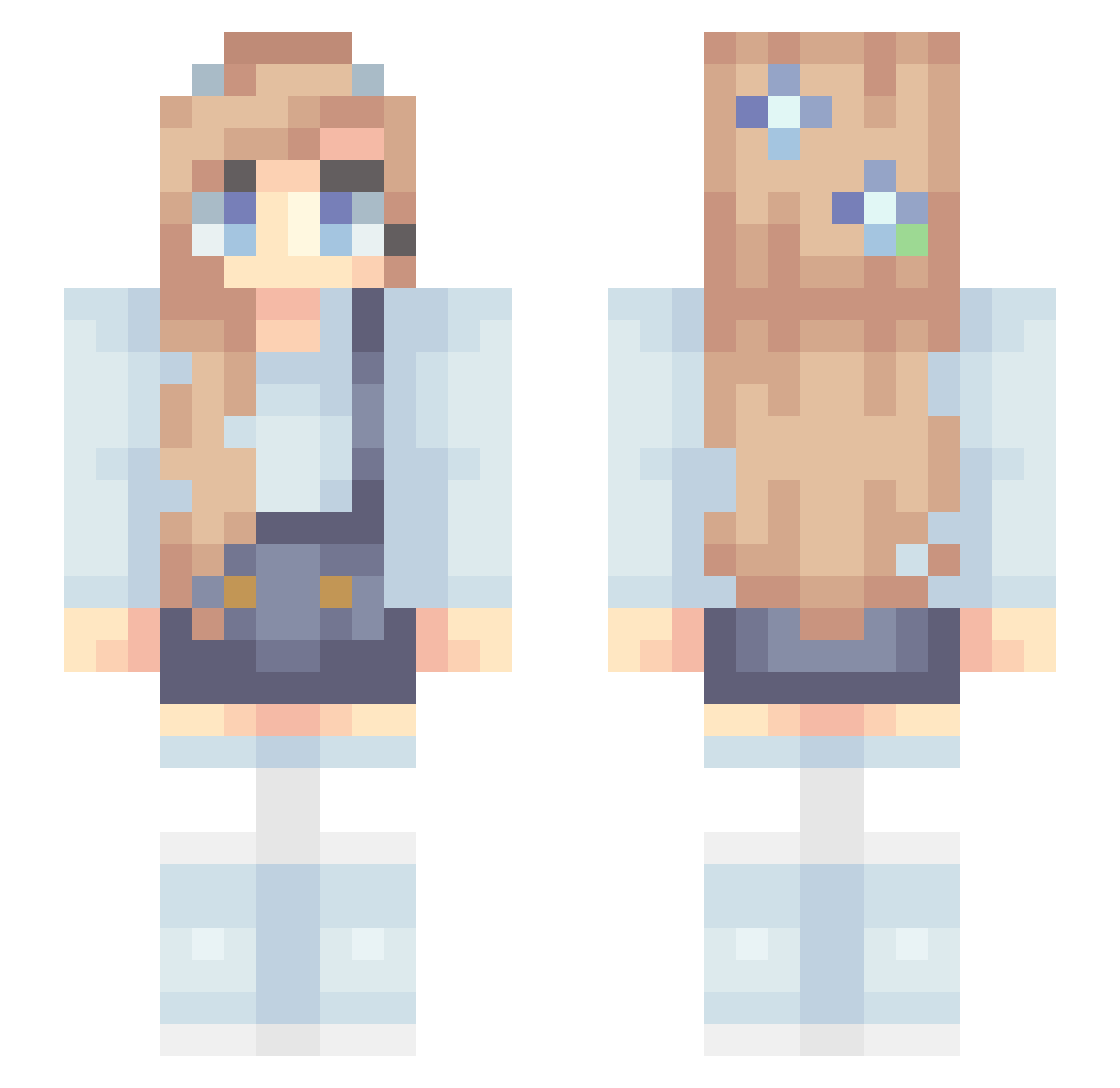 so_harley05 Minecraft skin, front and back view