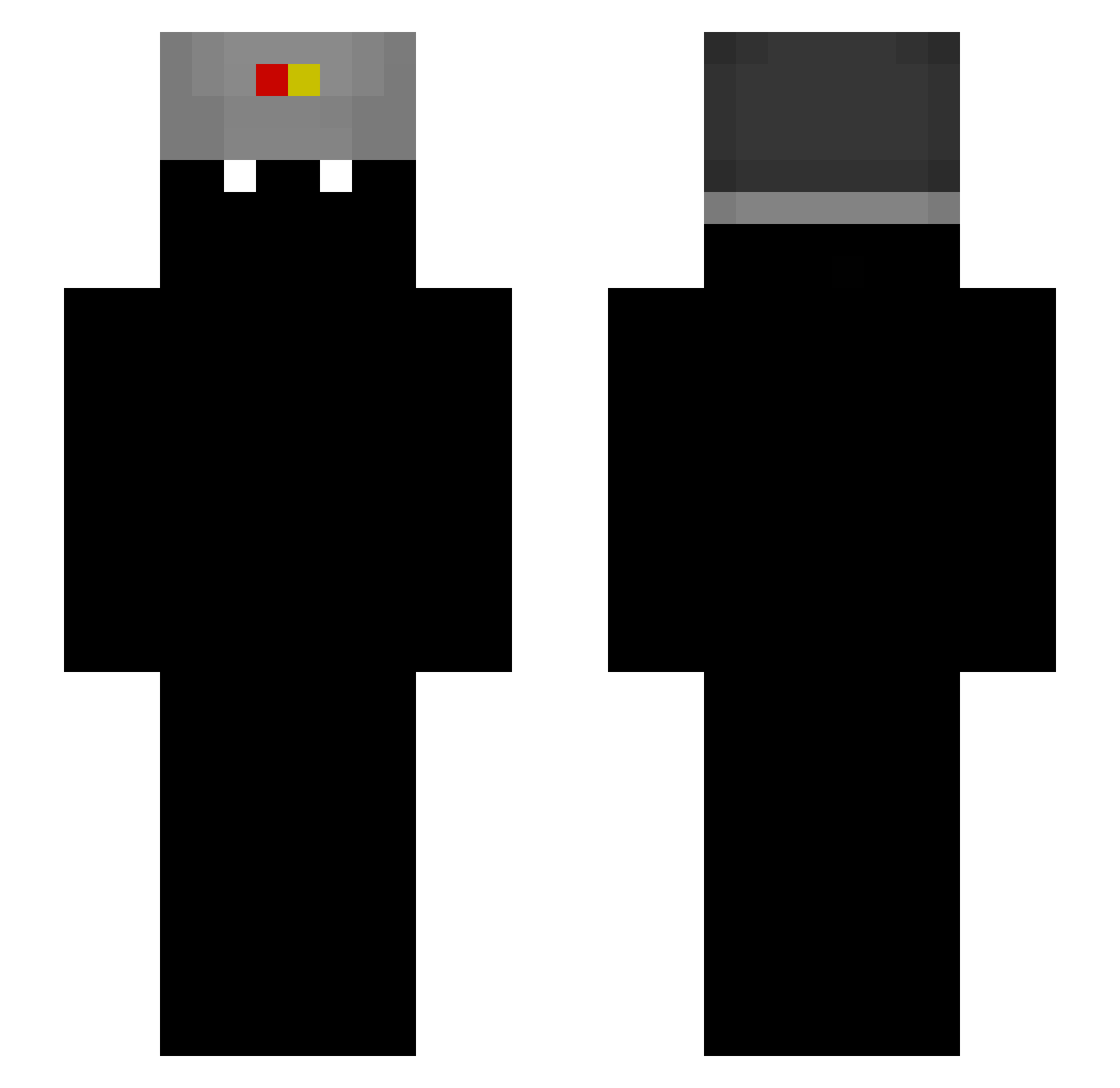 SigLucaz Minecraft skin, front and back view