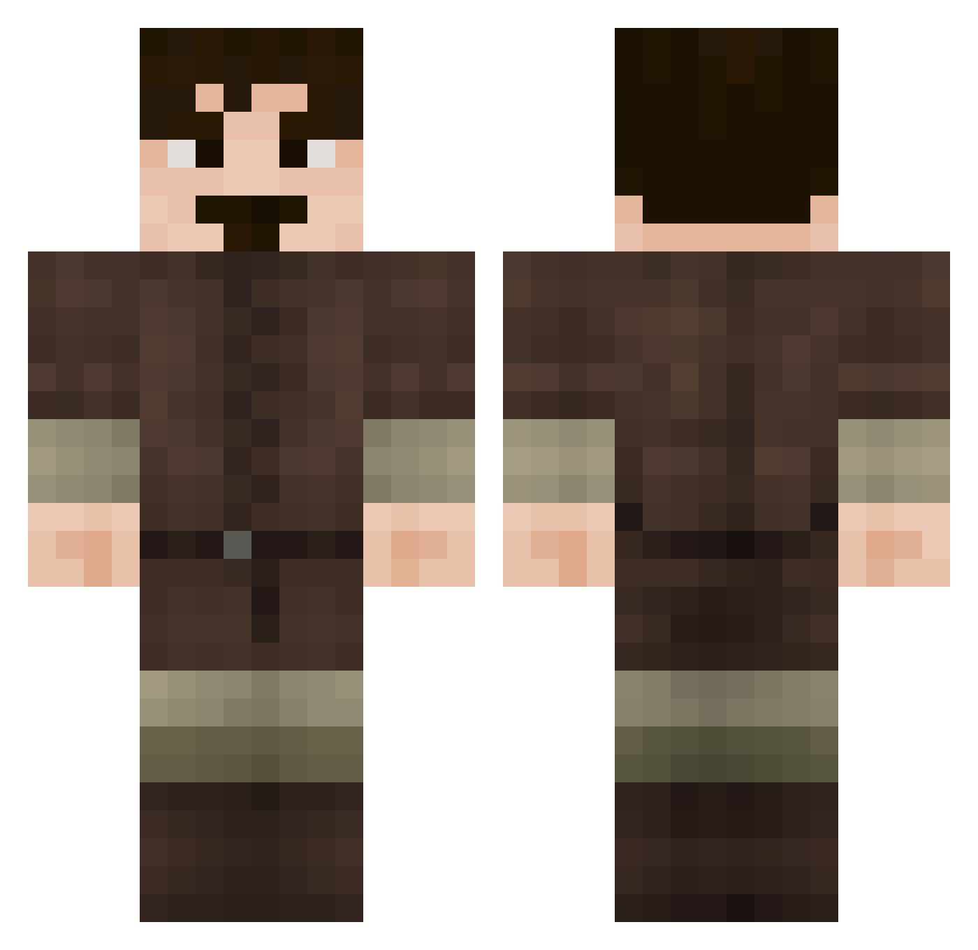 LordVaryn Minecraft skin, front and back view