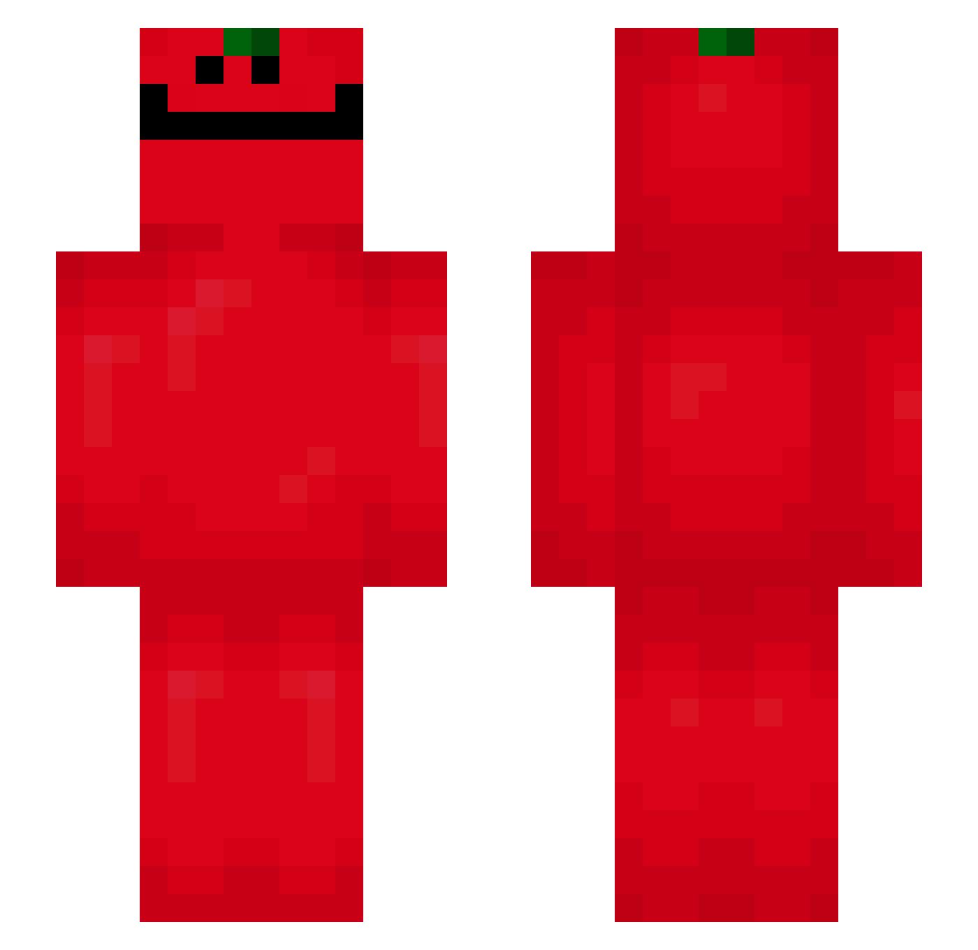 TheozDK Minecraft skin, front and back view