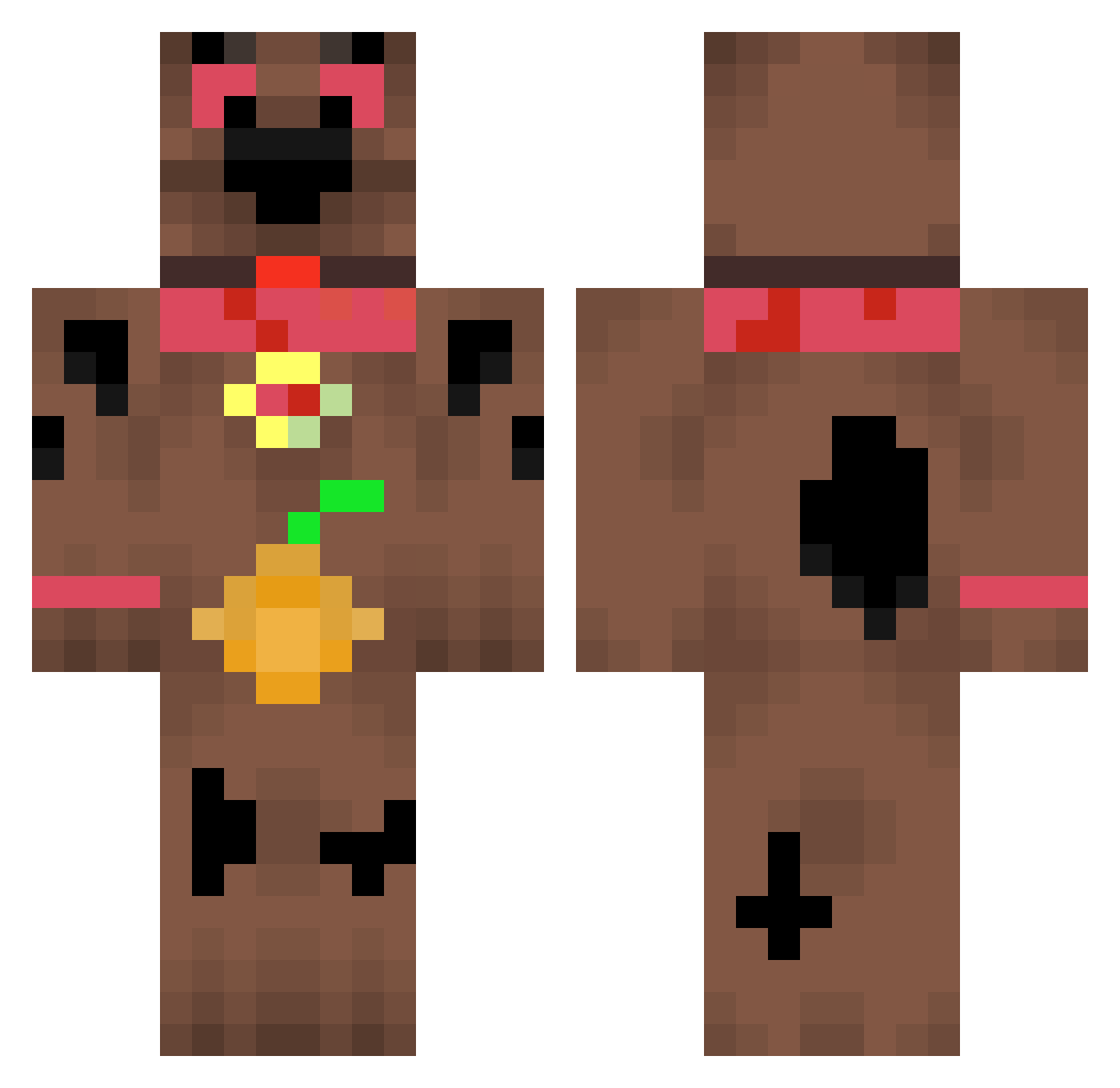 762spitta Minecraft skin, front and back view