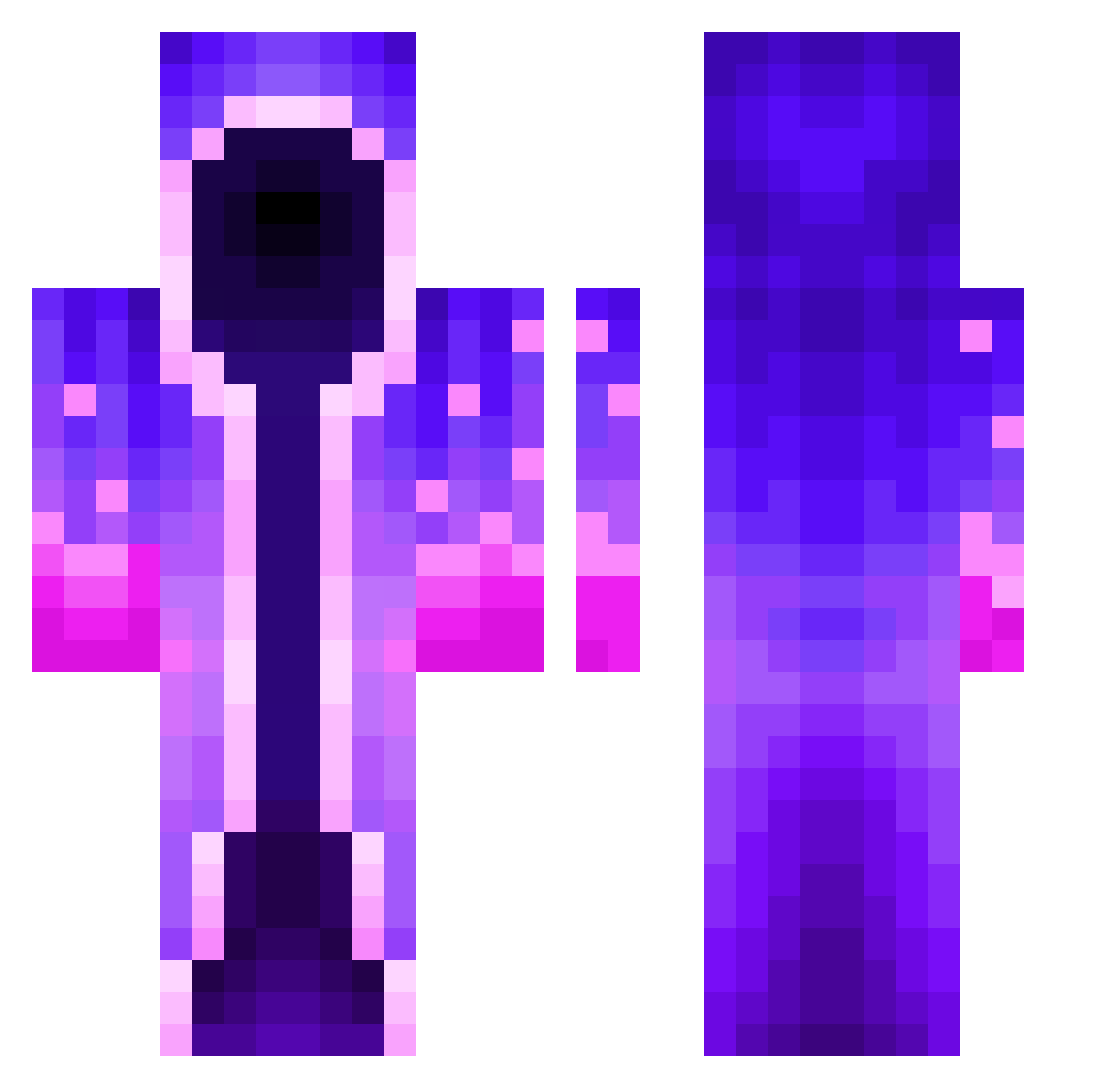 codyhahaPlPl Minecraft skin, front and back view