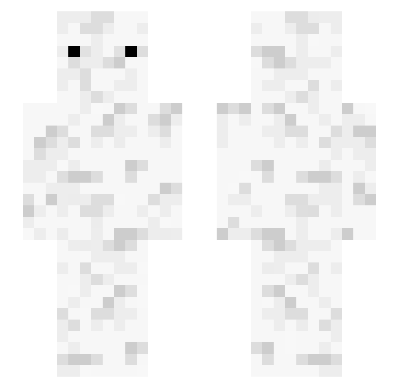 8F5 Minecraft skin, front and back view