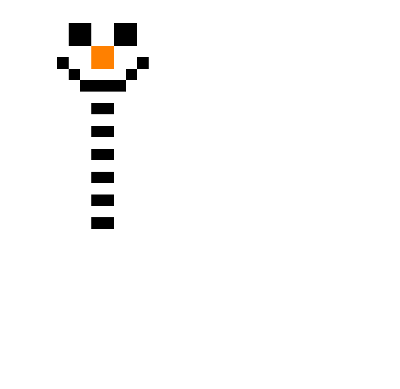Snowballing Minecraft skin, front and back view