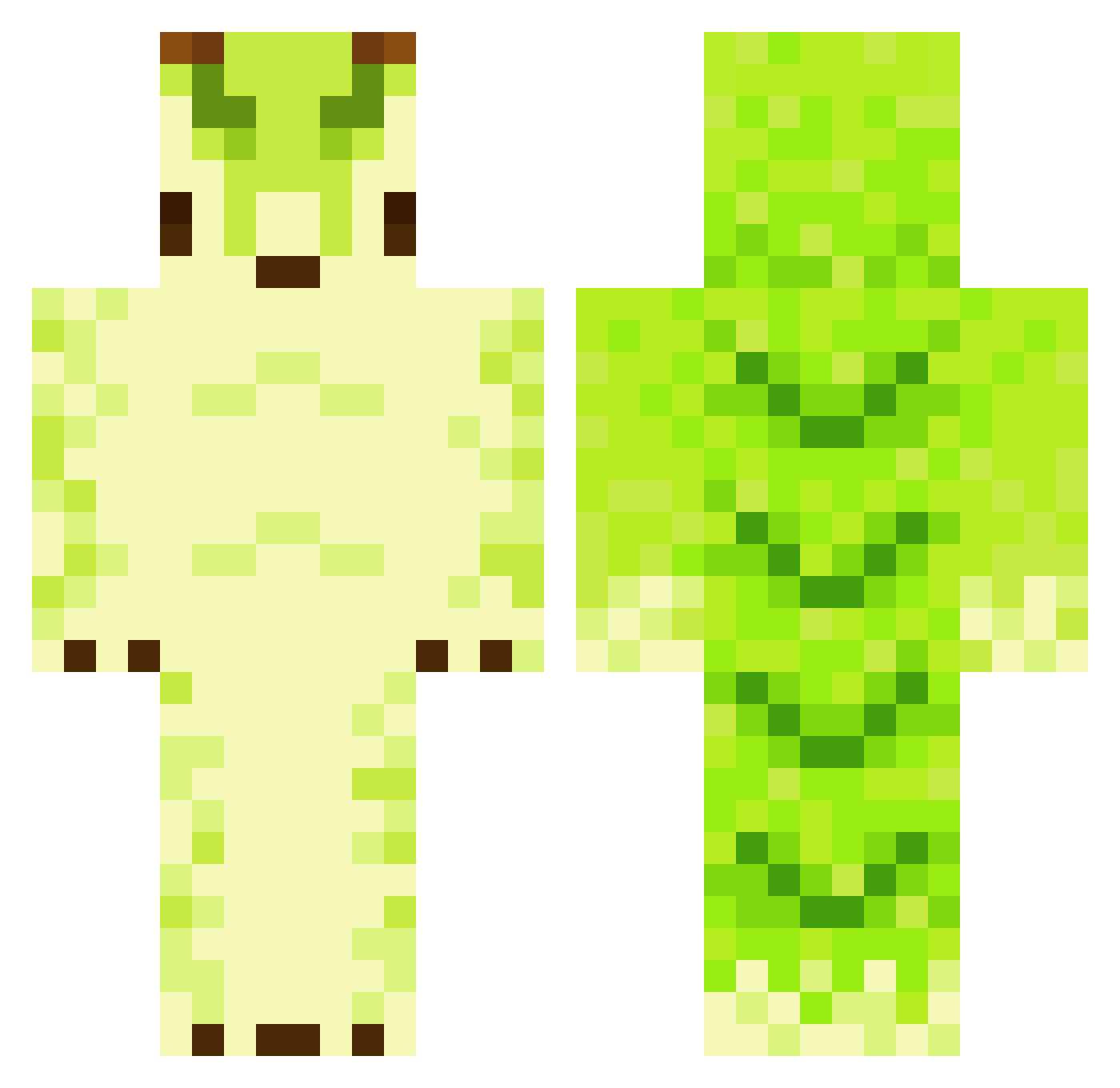 kennqily Minecraft skin, front and back view