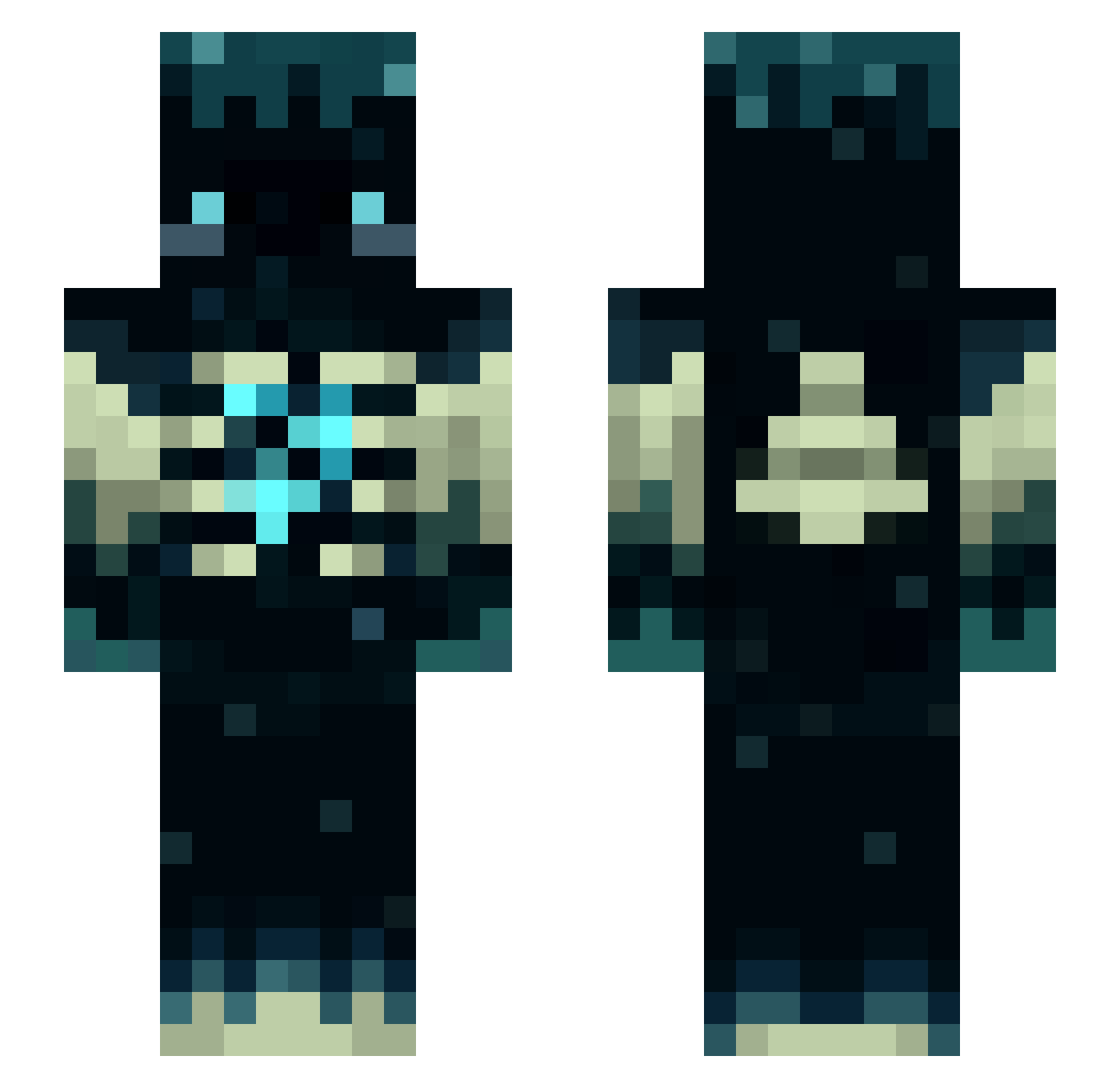 KiIIian_ Minecraft skin, front and back view