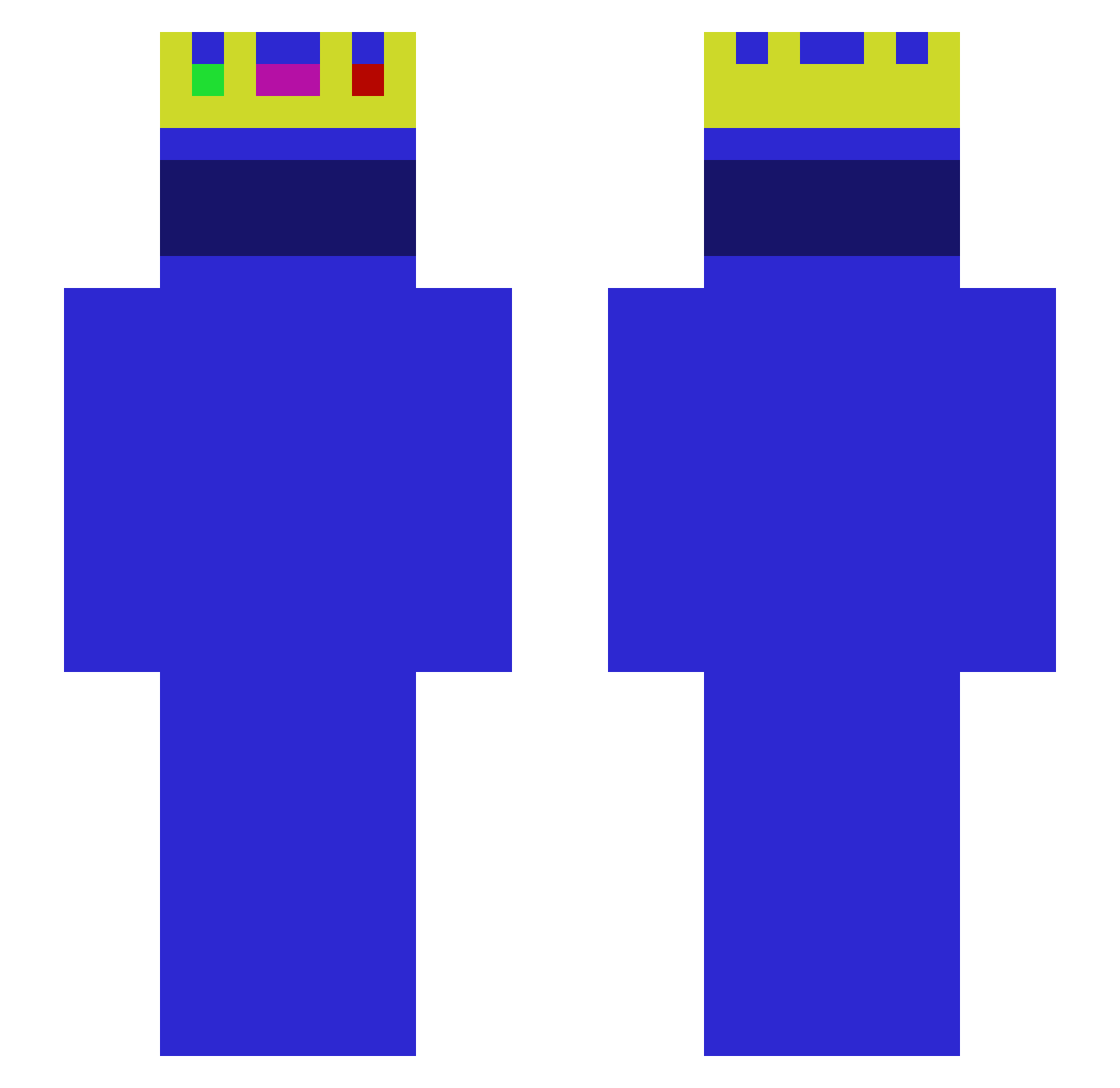 _UmmbeW_ Minecraft skin, front and back view
