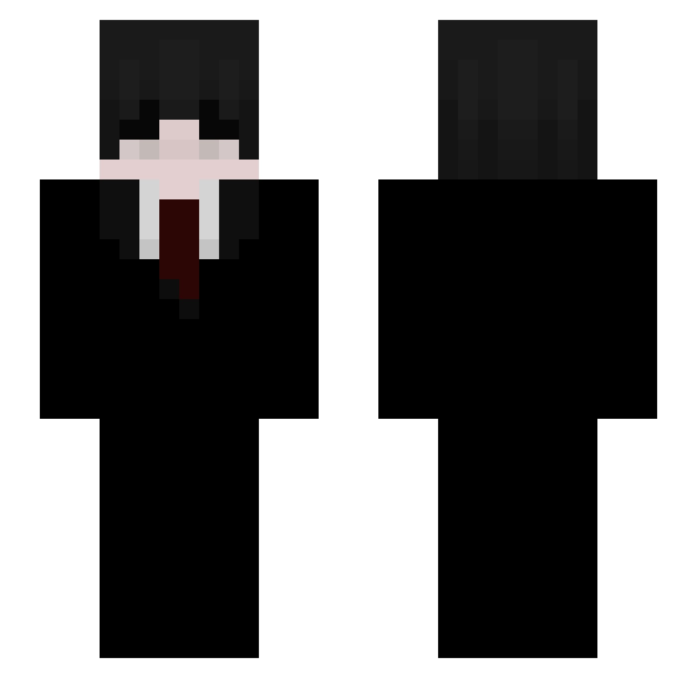 Osirius__ Minecraft skin, front and back view