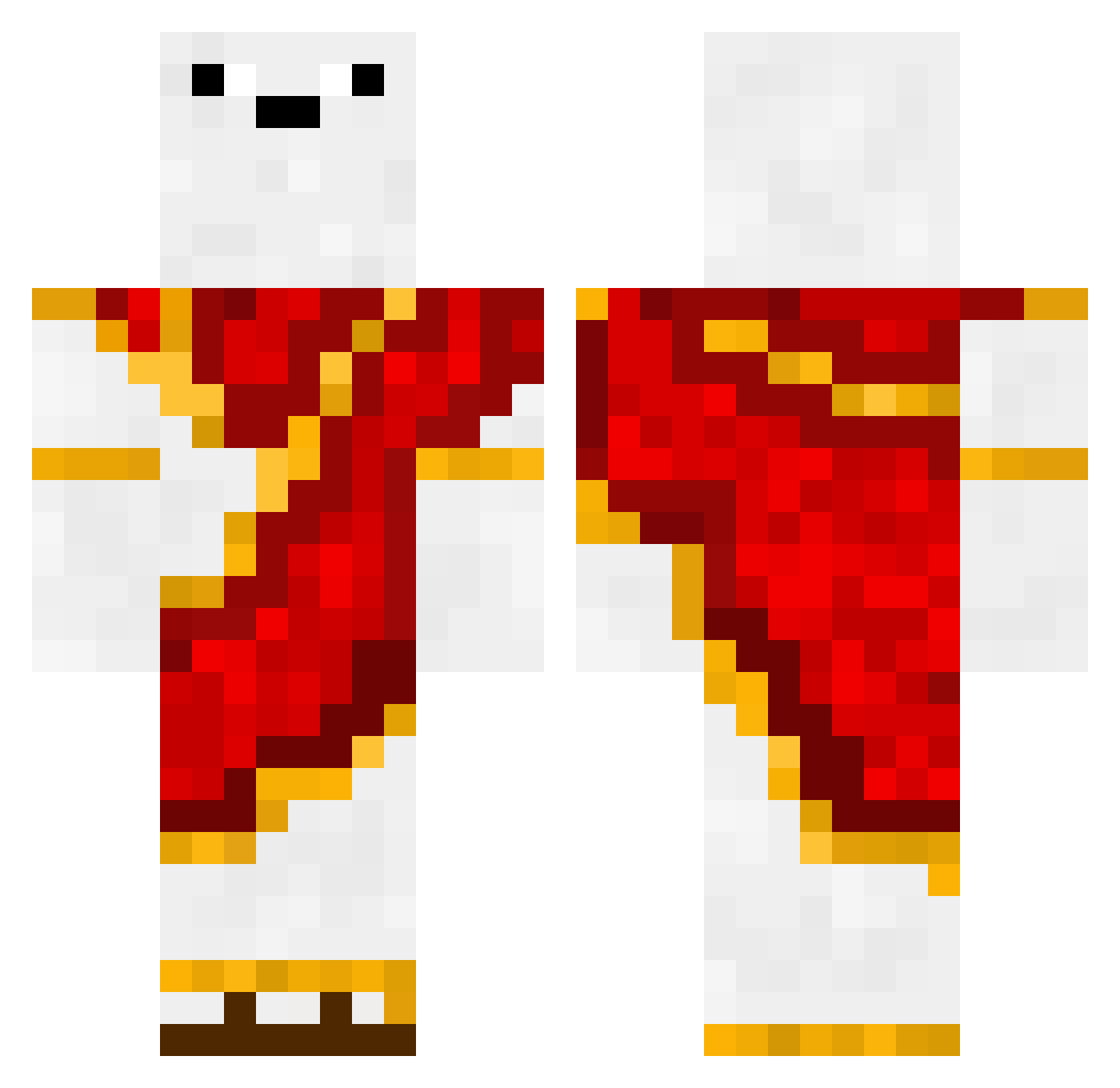 ProNoobMajk Minecraft skin, front and back view