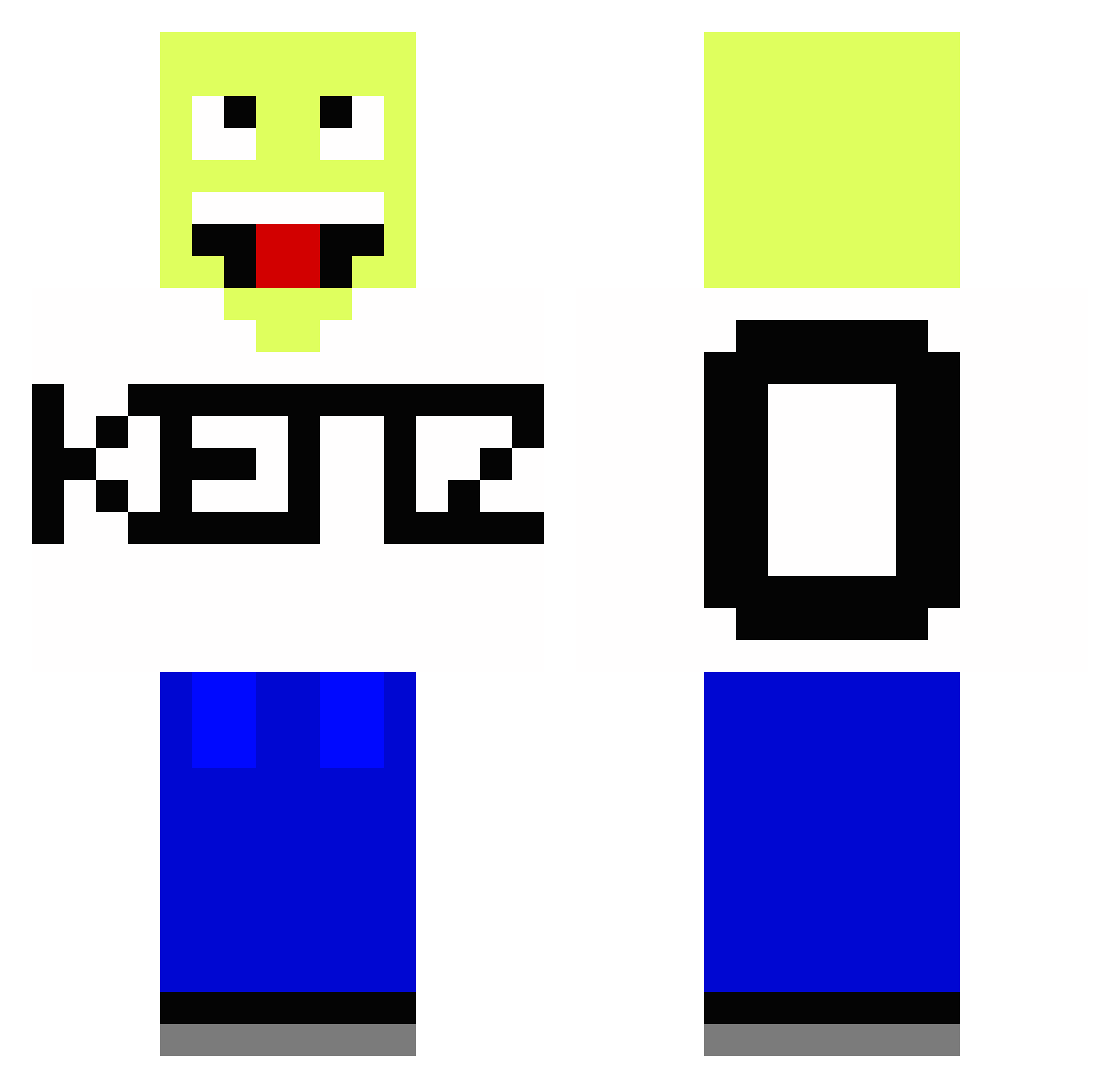 stefan19062003 Minecraft skin, front and back view