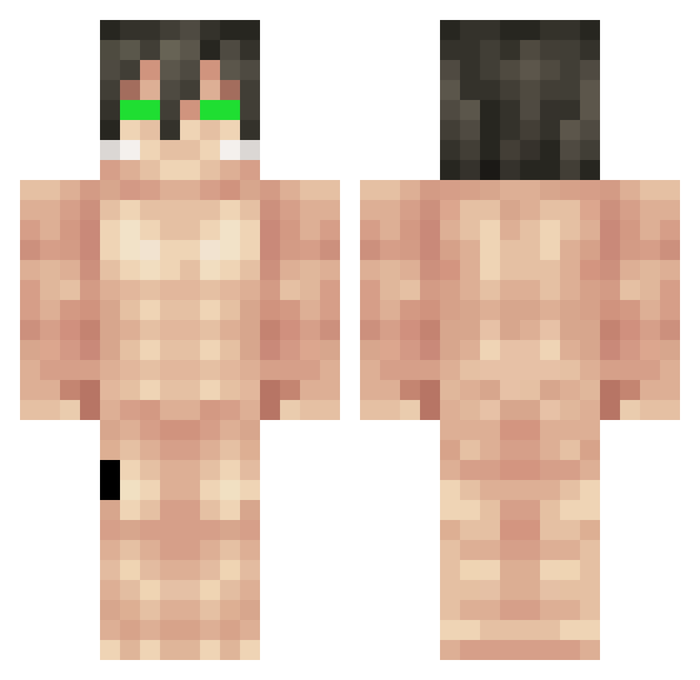 Sal_Ami Minecraft skin, front and back view