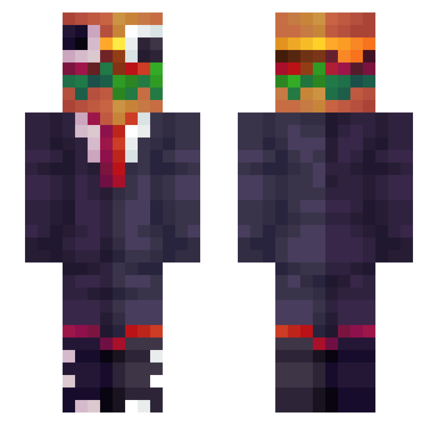 mtabuelitas_3000 Minecraft skin, front and back view