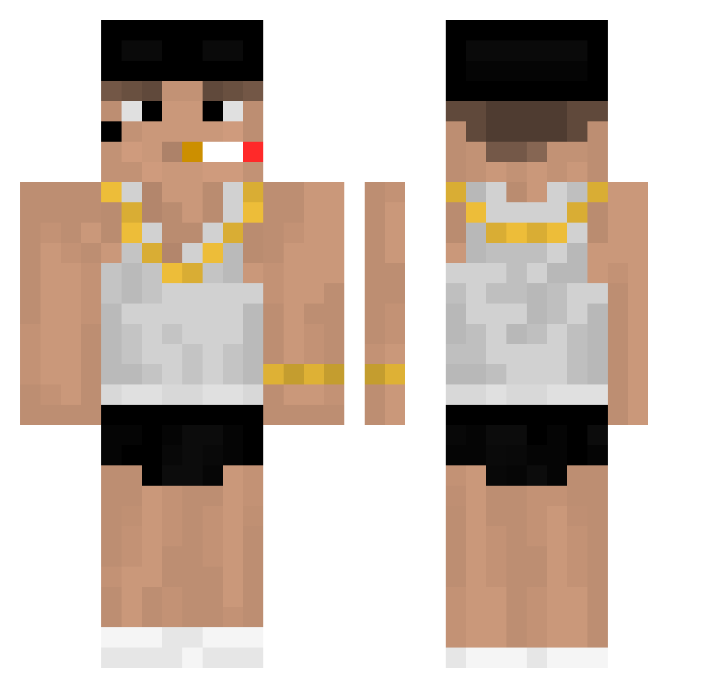 TruckjunkAndrej Minecraft skin, front and back view