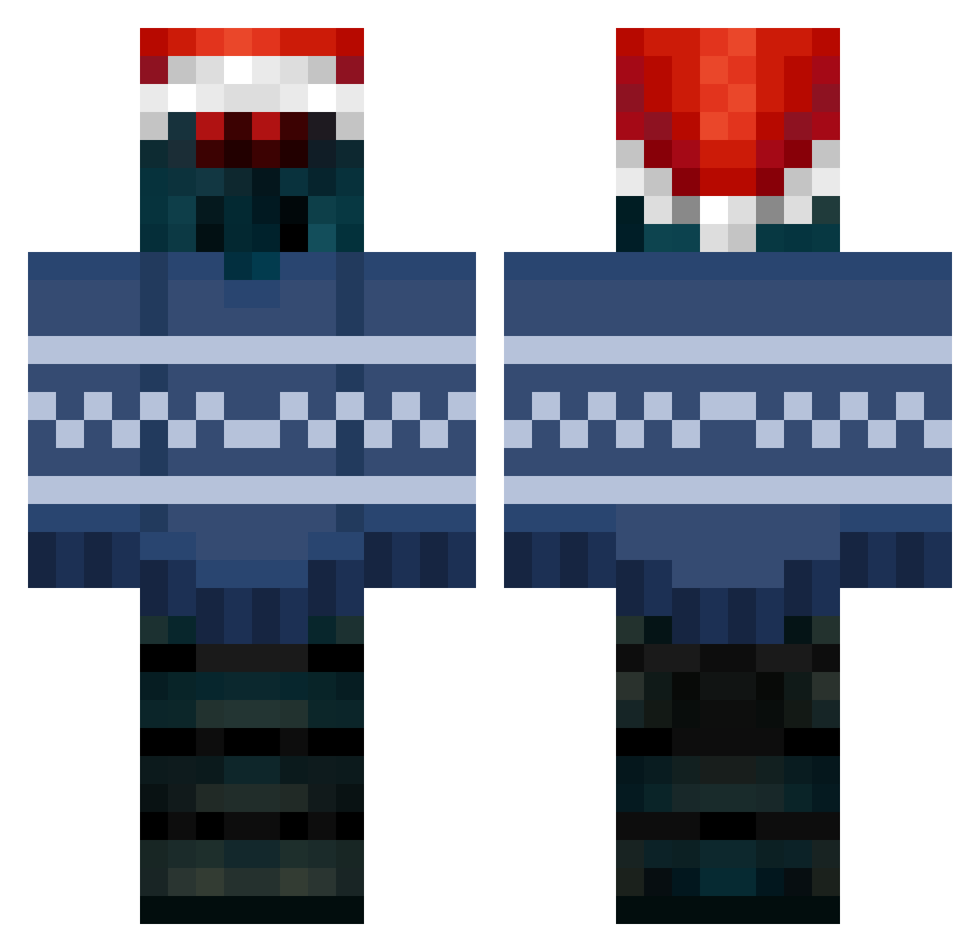 andresyarek2009 Minecraft skin, front and back view