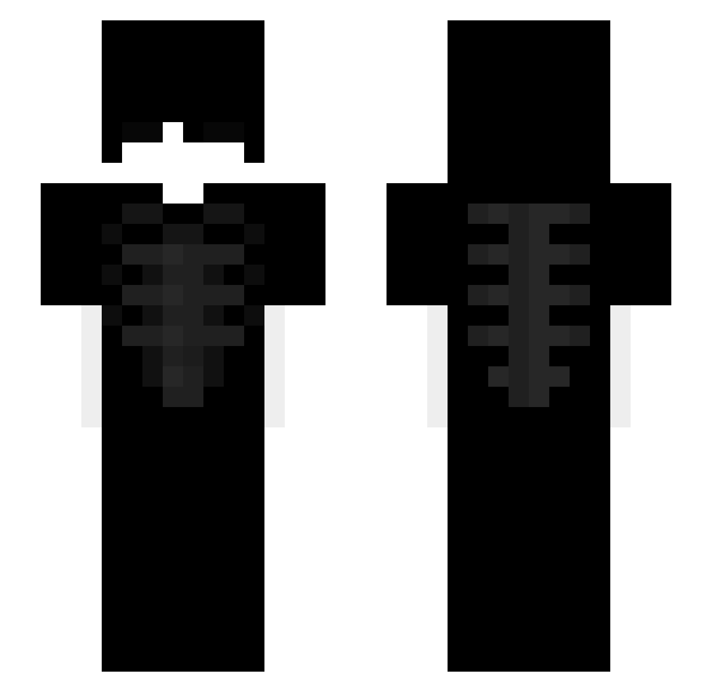 osojams Minecraft skin, front and back view