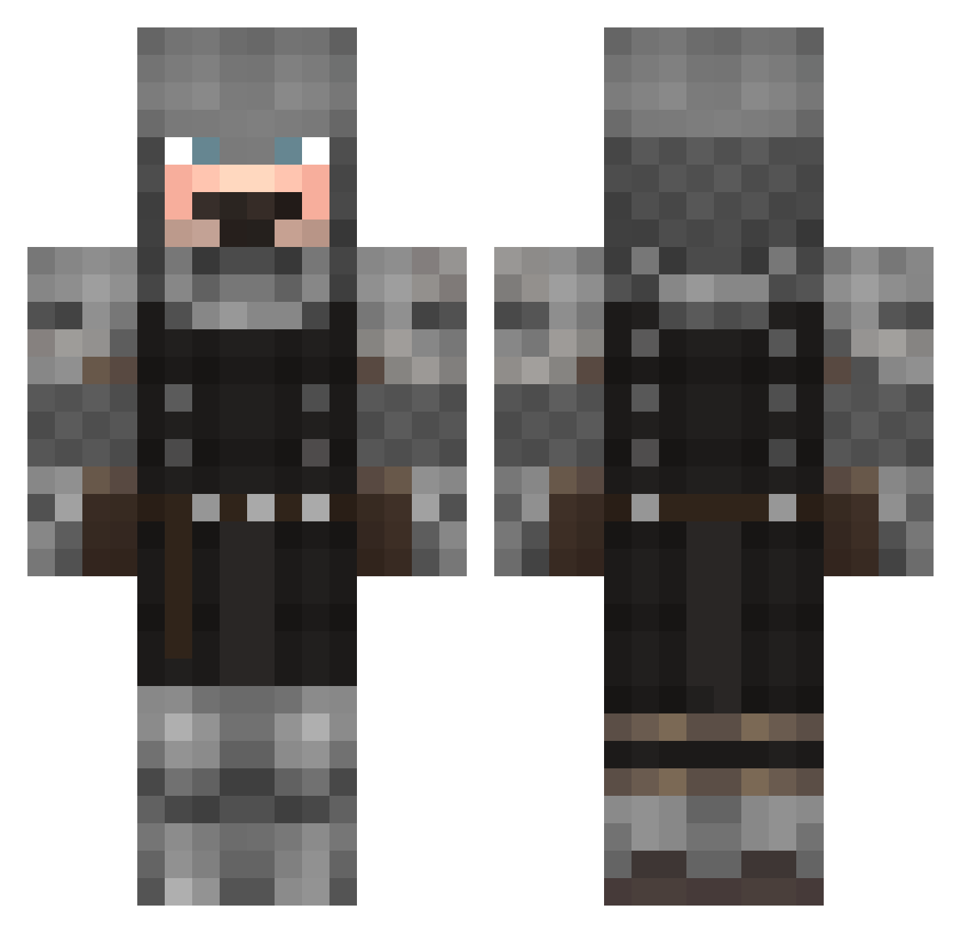 thiago20285 Minecraft skin, front and back view